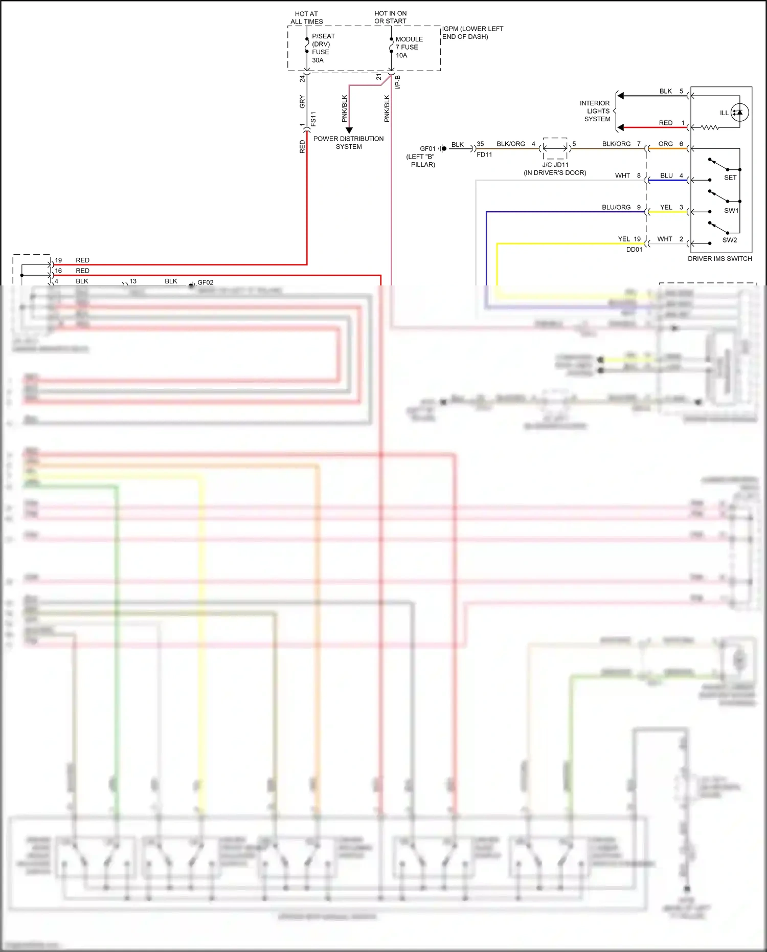 Kia Cadenza II (2016-2020) blk wiring diagram  (22 of 125)