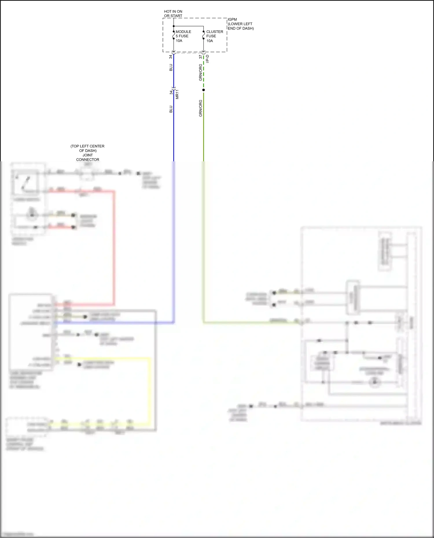Kia Cadenza II (2016-2020) blk wiring diagram  (67 of 125)