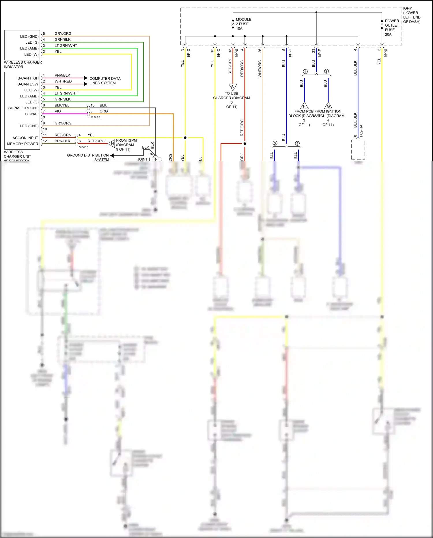 Kia Cadenza II (2016-2020) blk wiring diagram  (97 of 125)