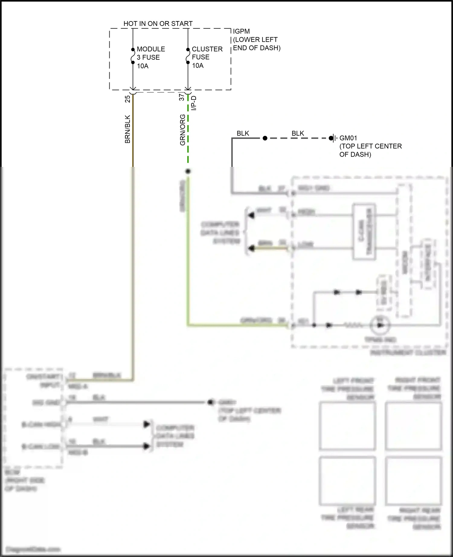 Kia Cadenza II (2016-2020) blk wiring diagram  (19 of 125)