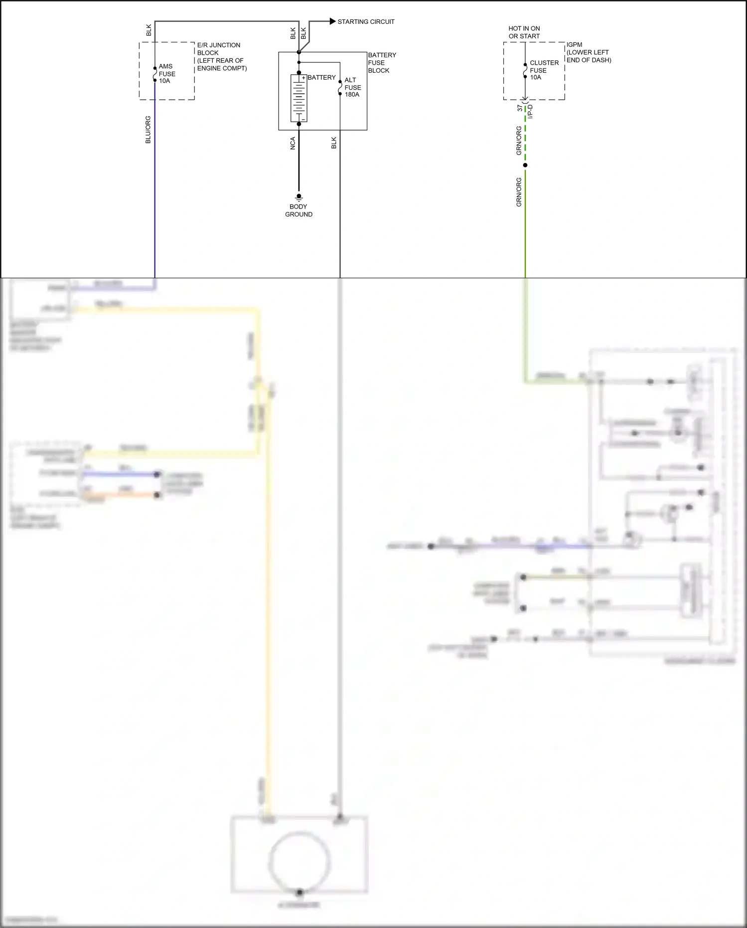 Kia Cadenza II (2016-2020) blk wiring diagram  (42 of 125)