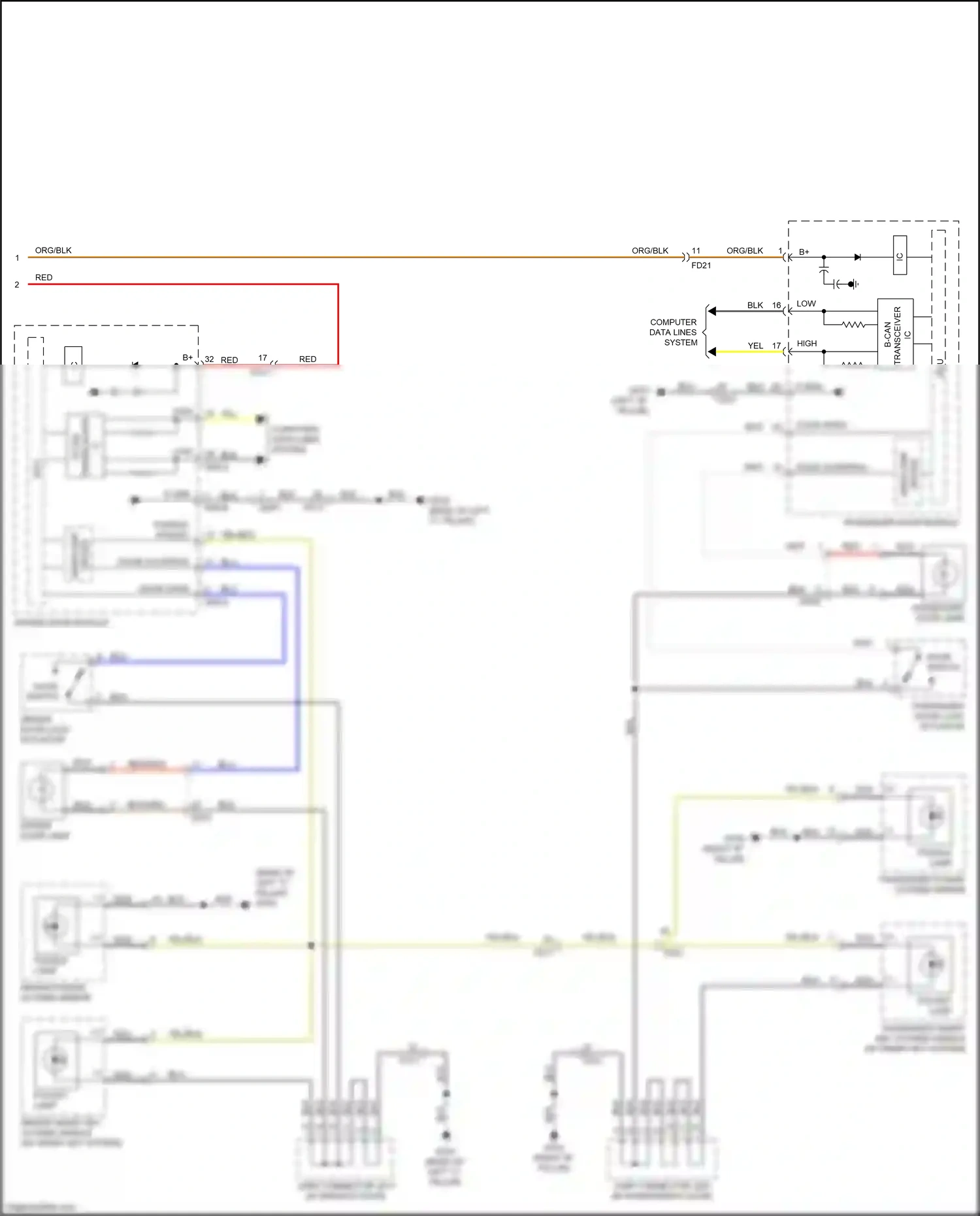 Kia Cadenza II (2016-2020) blk wiring diagram  (36 of 125)