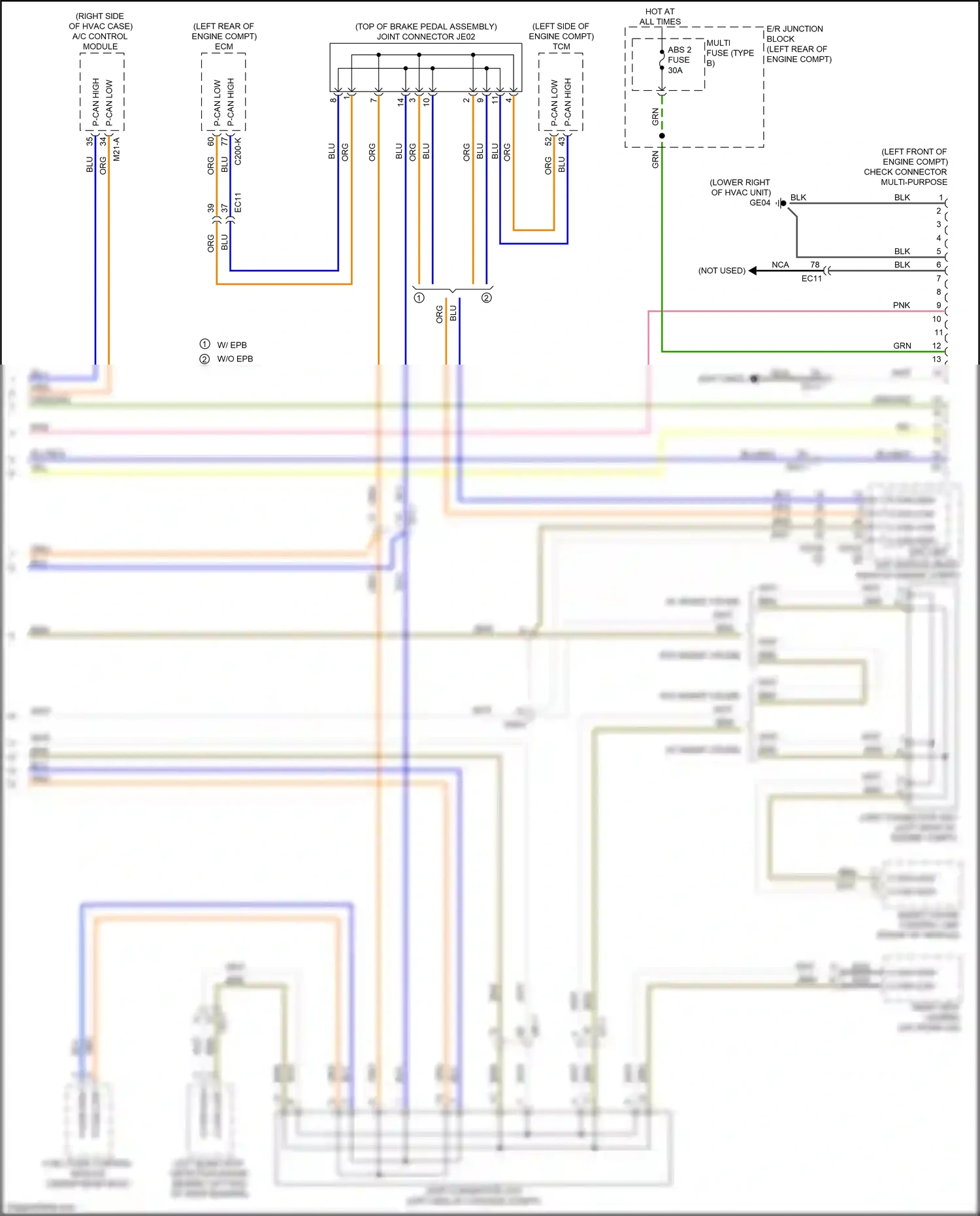 Kia Cadenza II (2016-2020) blk wiring diagram  (44 of 125)