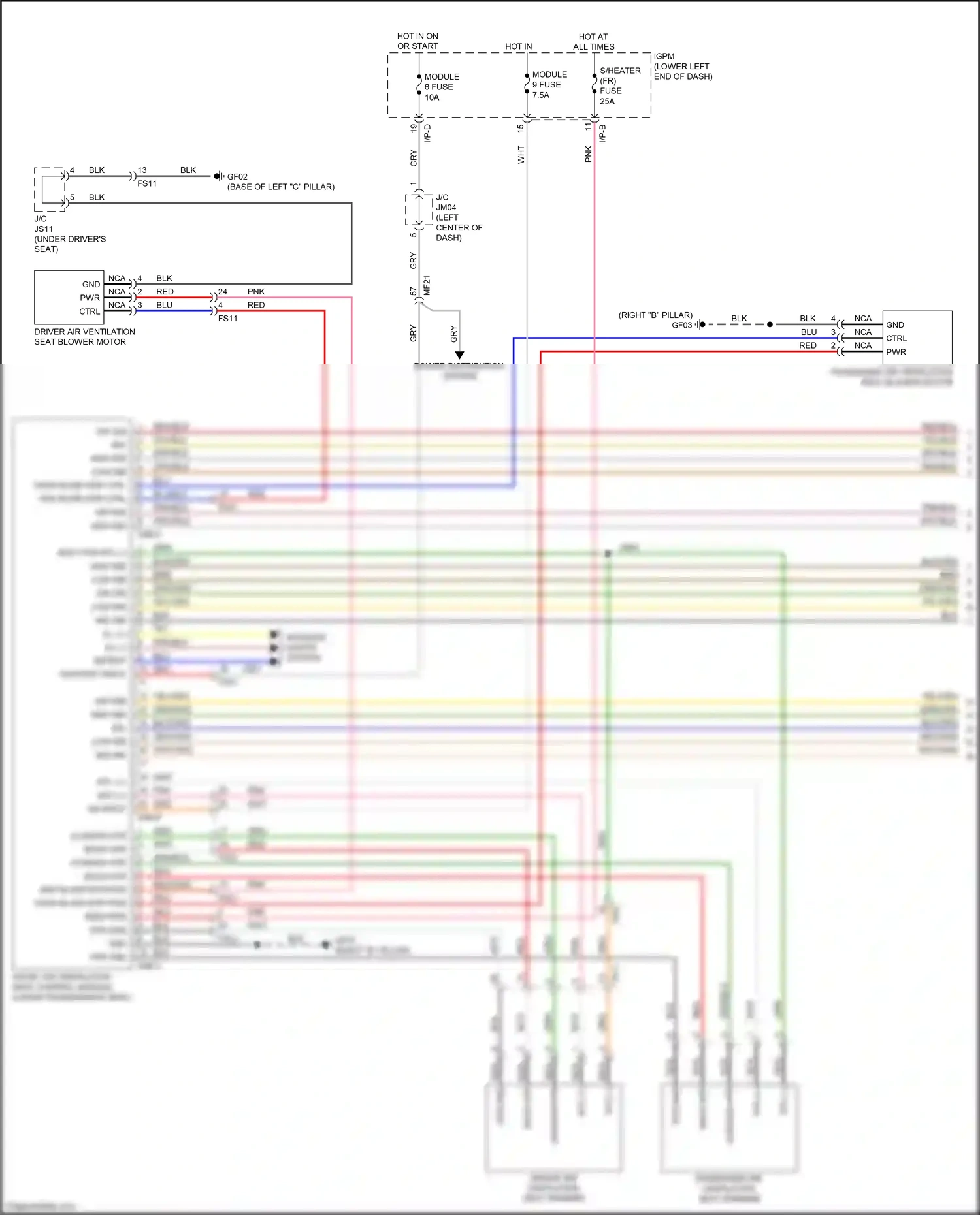 Kia Cadenza II (2016-2020) blk wiring diagram  (116 of 125)