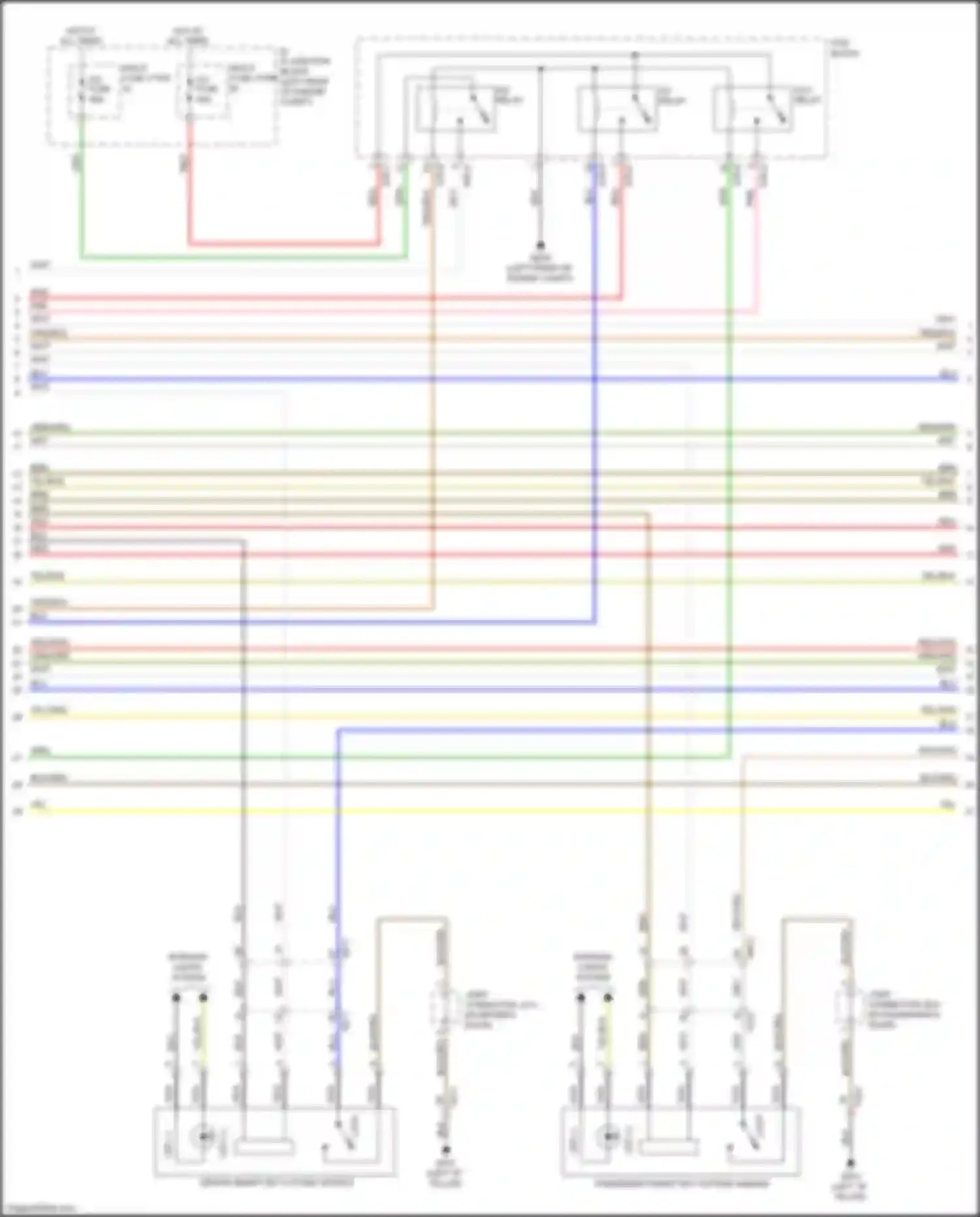 Wiring diagram blk/org for Kia Cadenza II (2016-2020) (34 of 47)