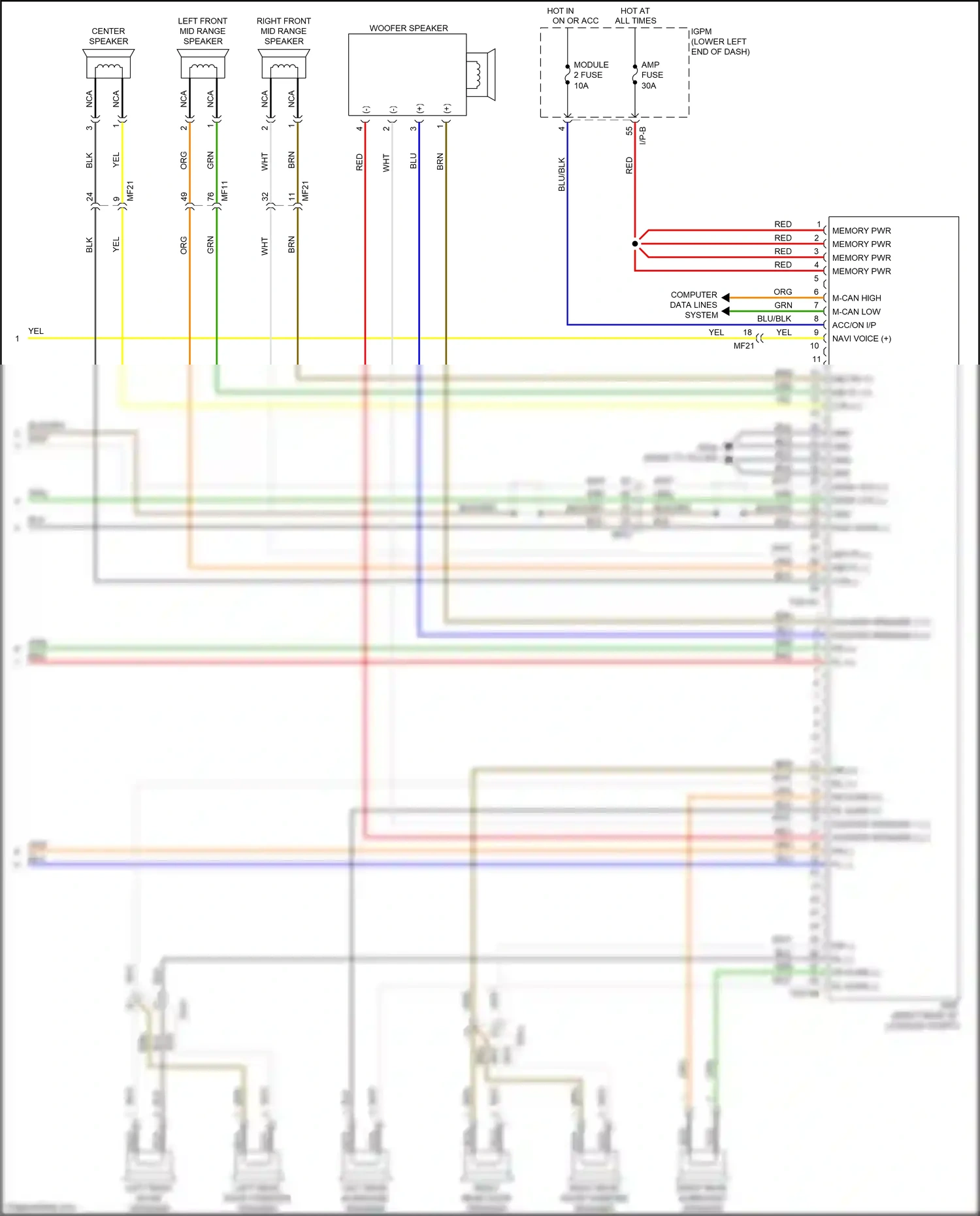 Kia Cadenza II (2016-2020) blu wiring diagram  (64 of 114)