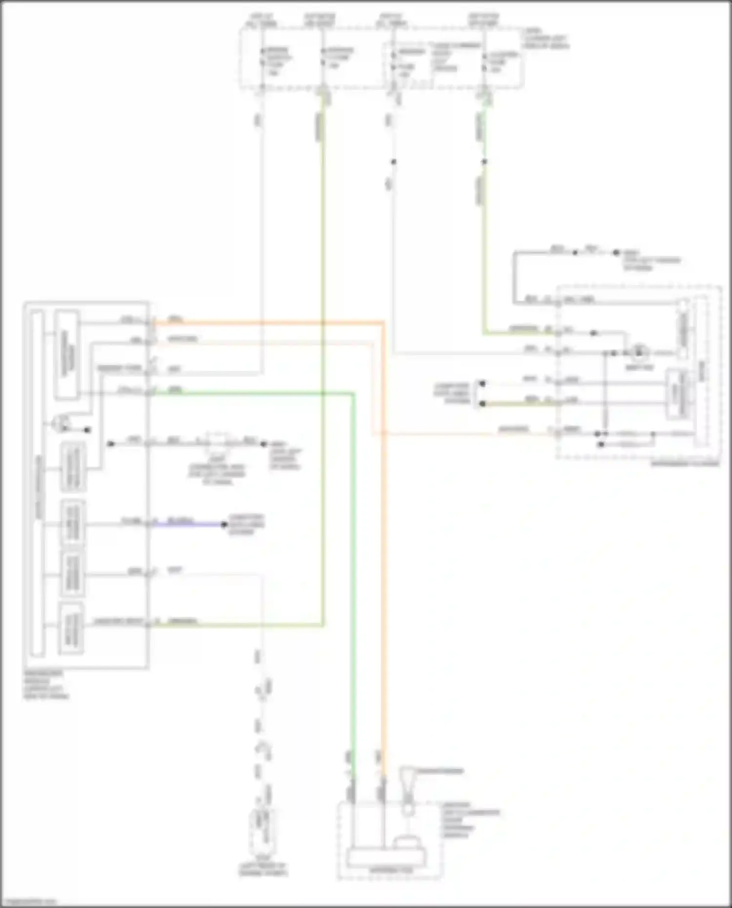 Wiring diagram brake switch fuse for Kia Cadenza II (2016-2020) (5 of 9)