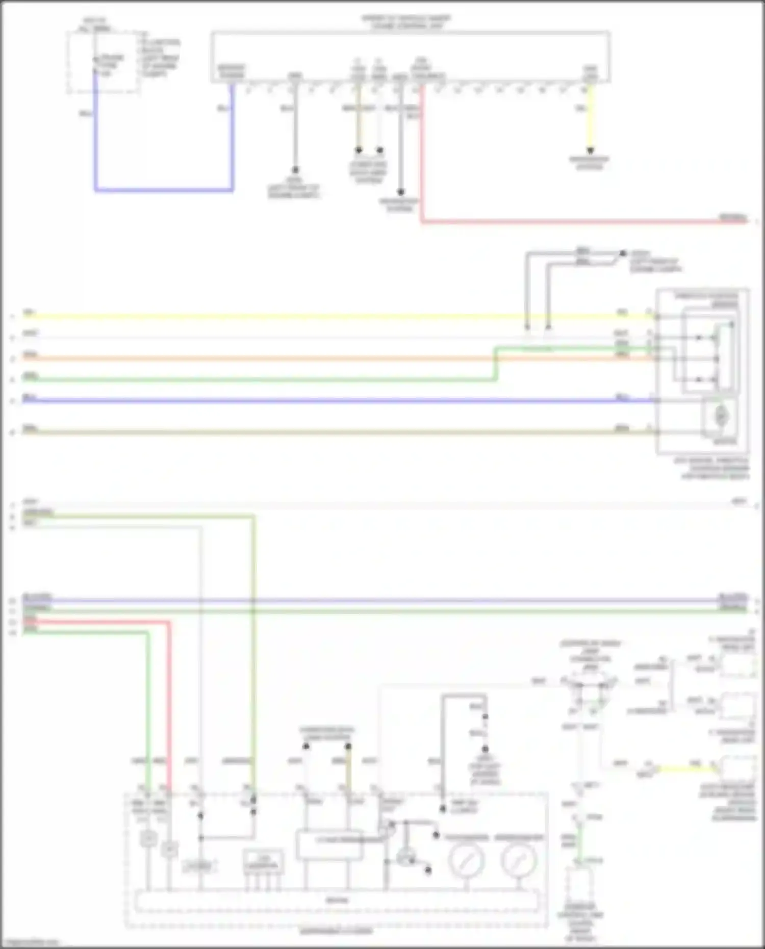 Wiring diagram c- c- can for Kia Cadenza II (2016-2020) (1 of 1)