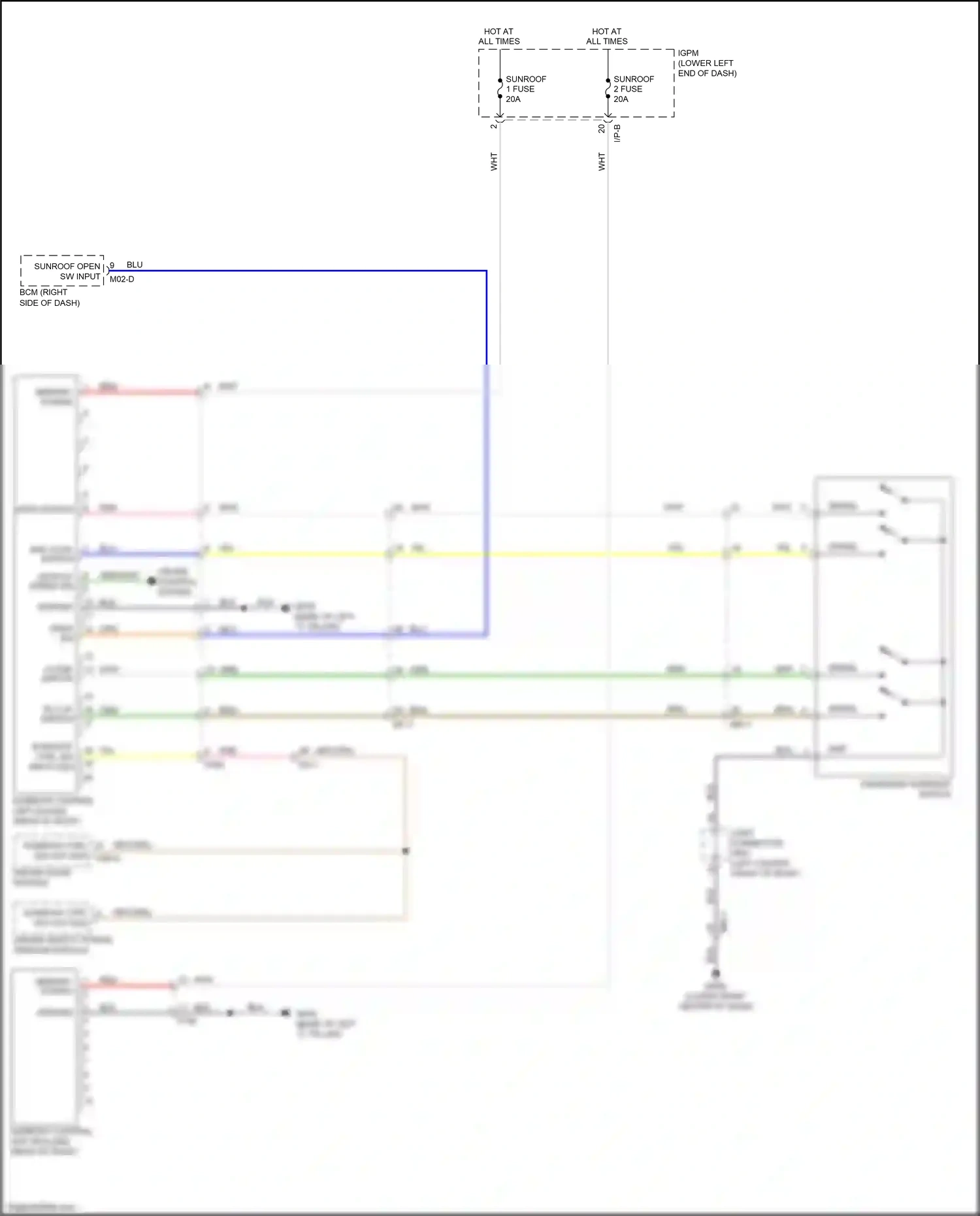 Kia Cadenza II (2016-2020) cruise control system wiring diagram  (4 of 6)