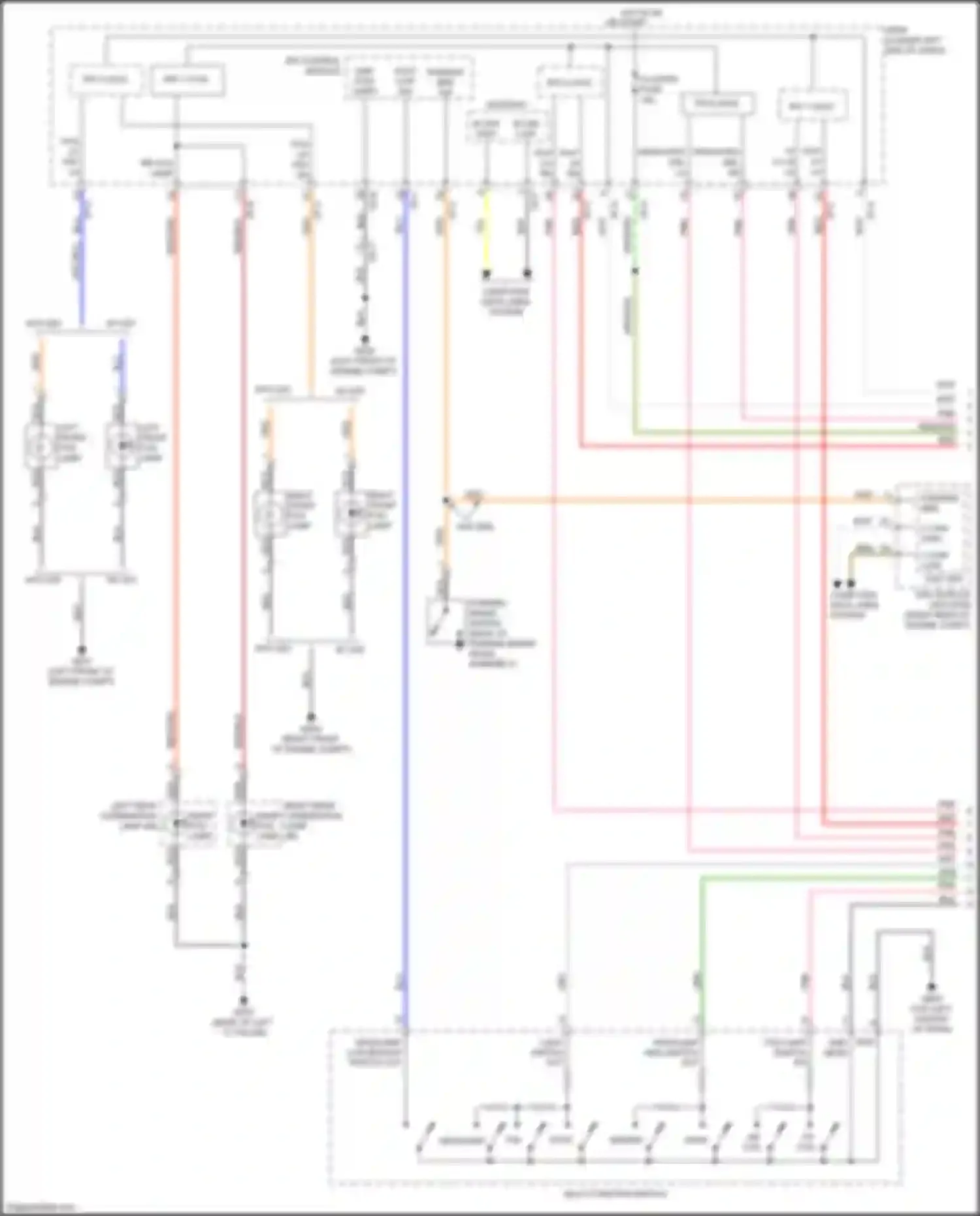 Wiring diagram grn/org for Kia Cadenza II (2016-2020) (54 of 62)