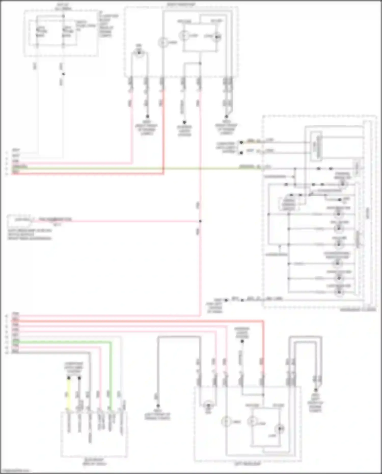 Wiring diagram hi sw in for Kia Cadenza II (2016-2020) (2 of 2)