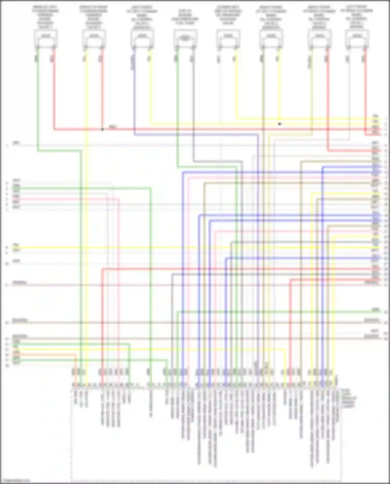 Wiring diagram ignition coil ctrl 6 for Kia Cadenza II (2016-2020) (1 of 1)