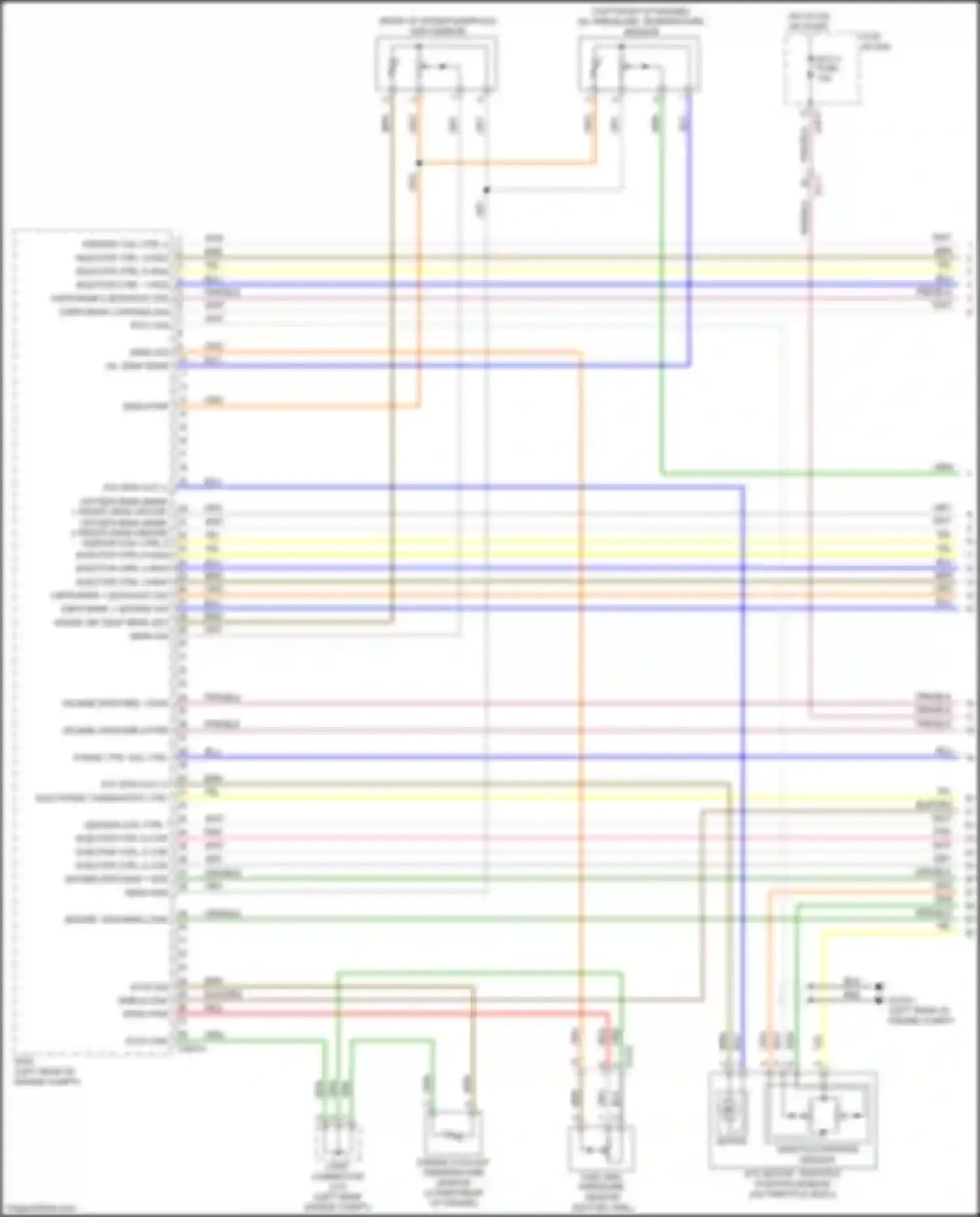 Wiring diagram incamb 1/excamb 2 gnd for Kia Cadenza II (2016-2020) (1 of 1)