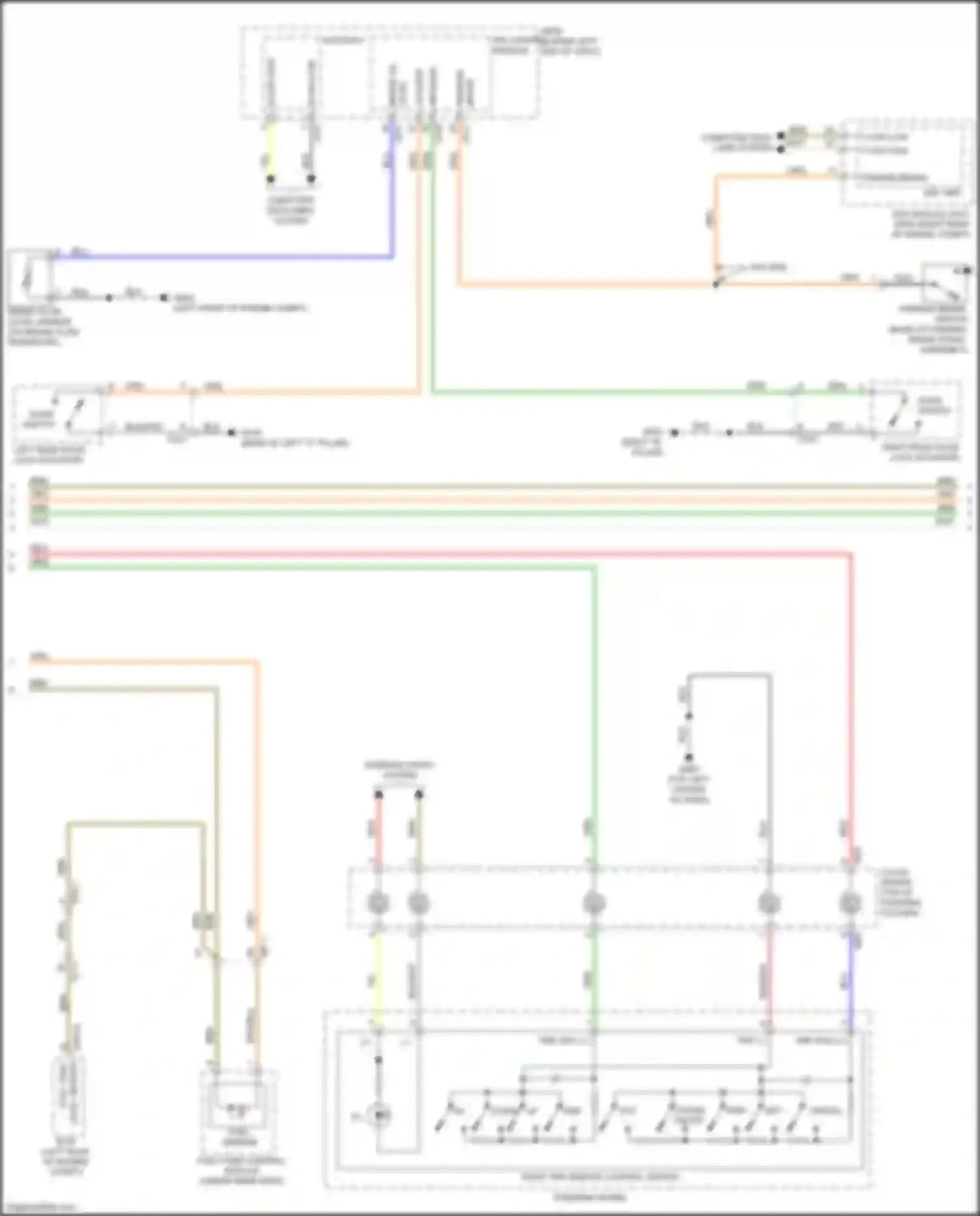 Wiring diagram level sender for Kia Cadenza II (2016-2020) (1 of 1)