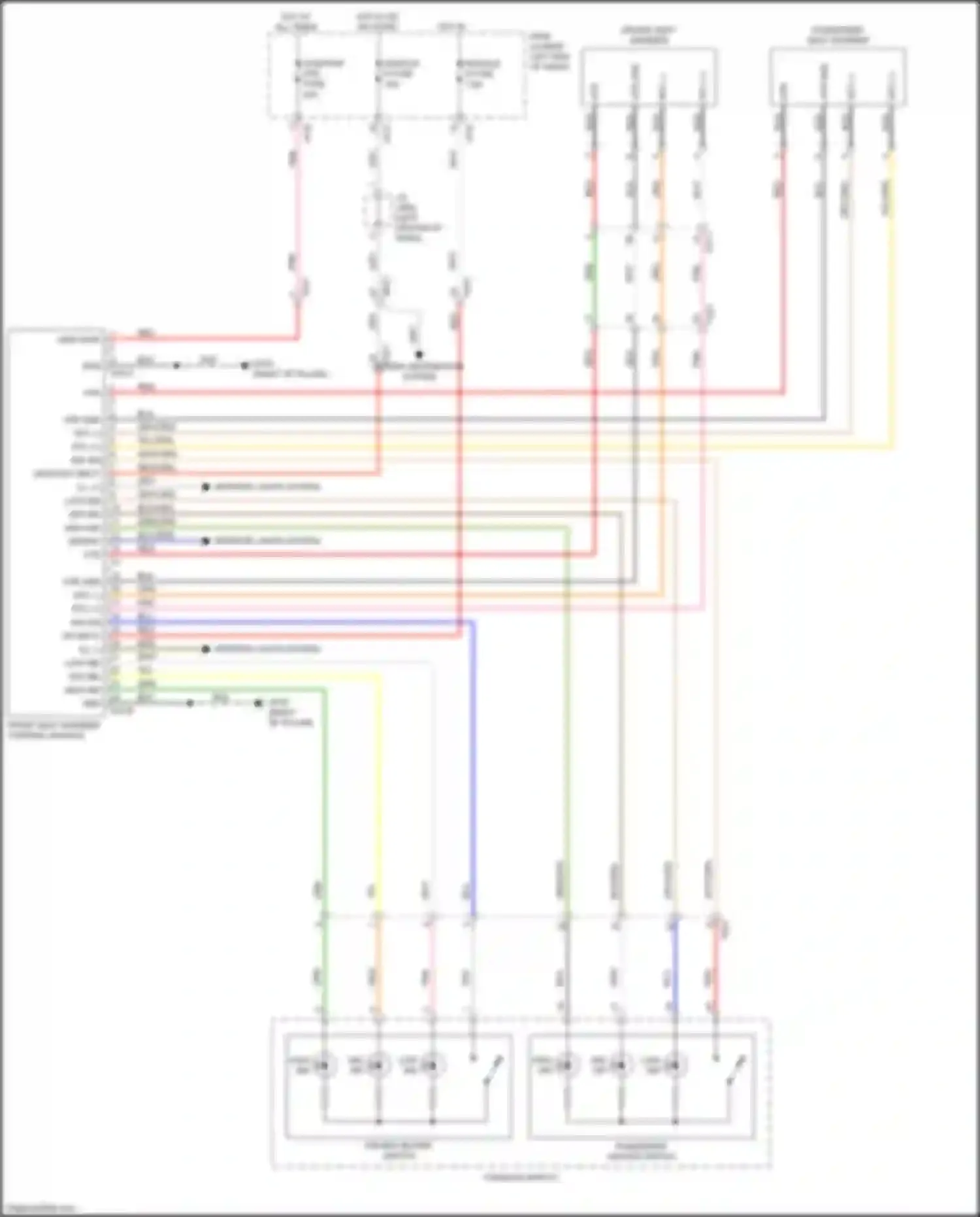 Wiring diagram module 6 fuse for Kia Cadenza II (2016-2020) (5 of 16)