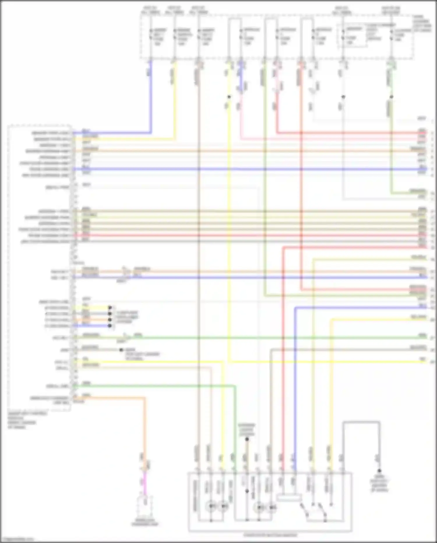 Wiring diagram p-can high for Kia Cadenza II (2016-2020) (23 of 28)