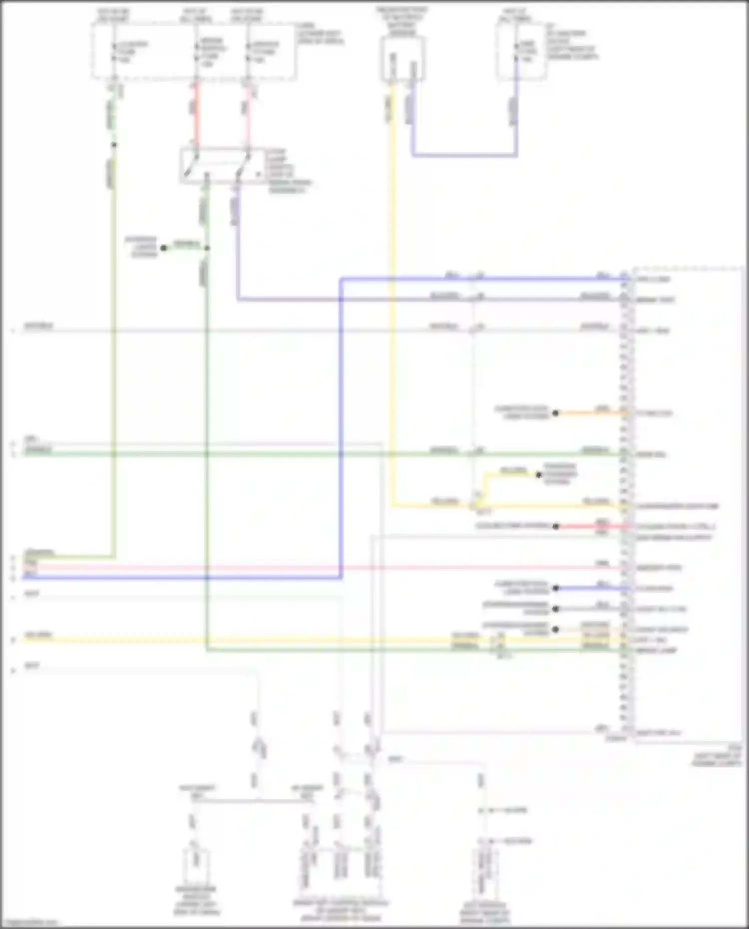 Wiring diagram p-can low for Kia Cadenza II (2016-2020) (28 of 28)