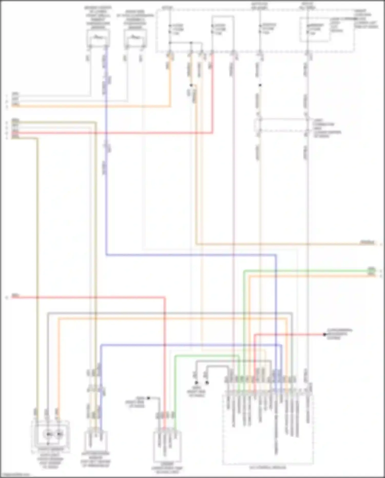 Carnival Kia III (2014-2021): Automatic a/c circuit (3 of 5)