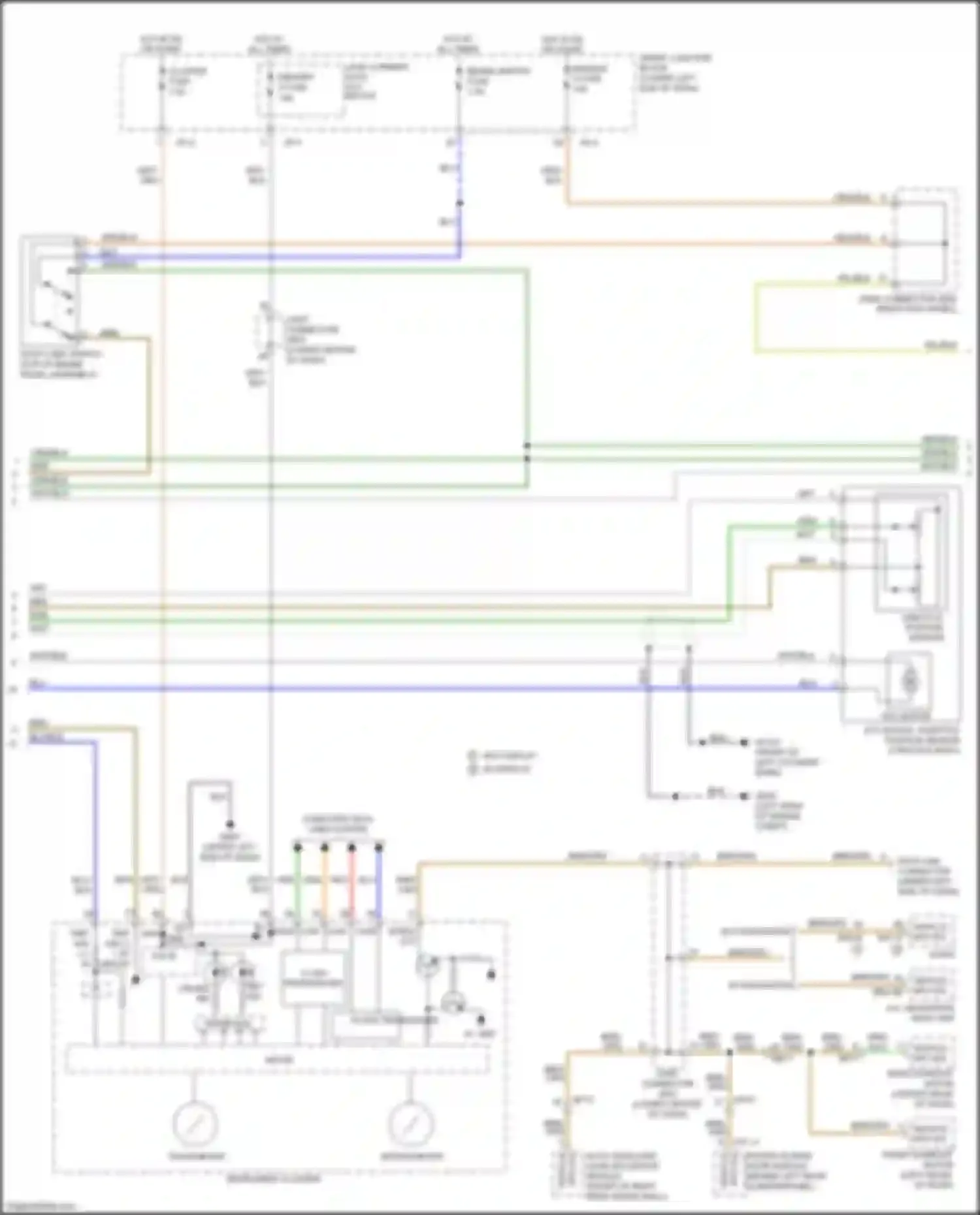 Carnival Kia III (2014-2021): Cruise control circuit (2 of 3)