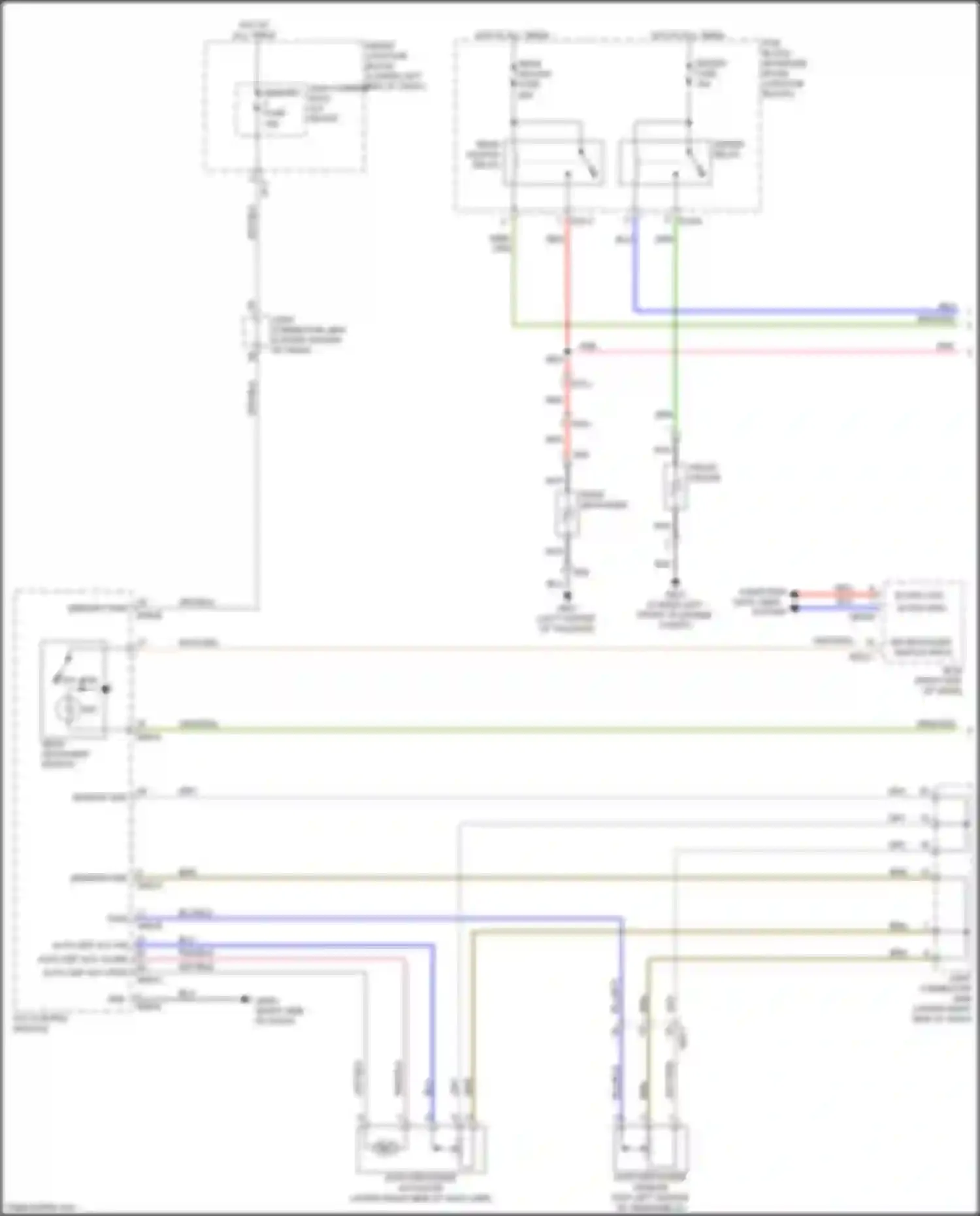 Carnival Kia III (2014-2021): Defoggers circuit, w/ auto defogger (1 of 2)