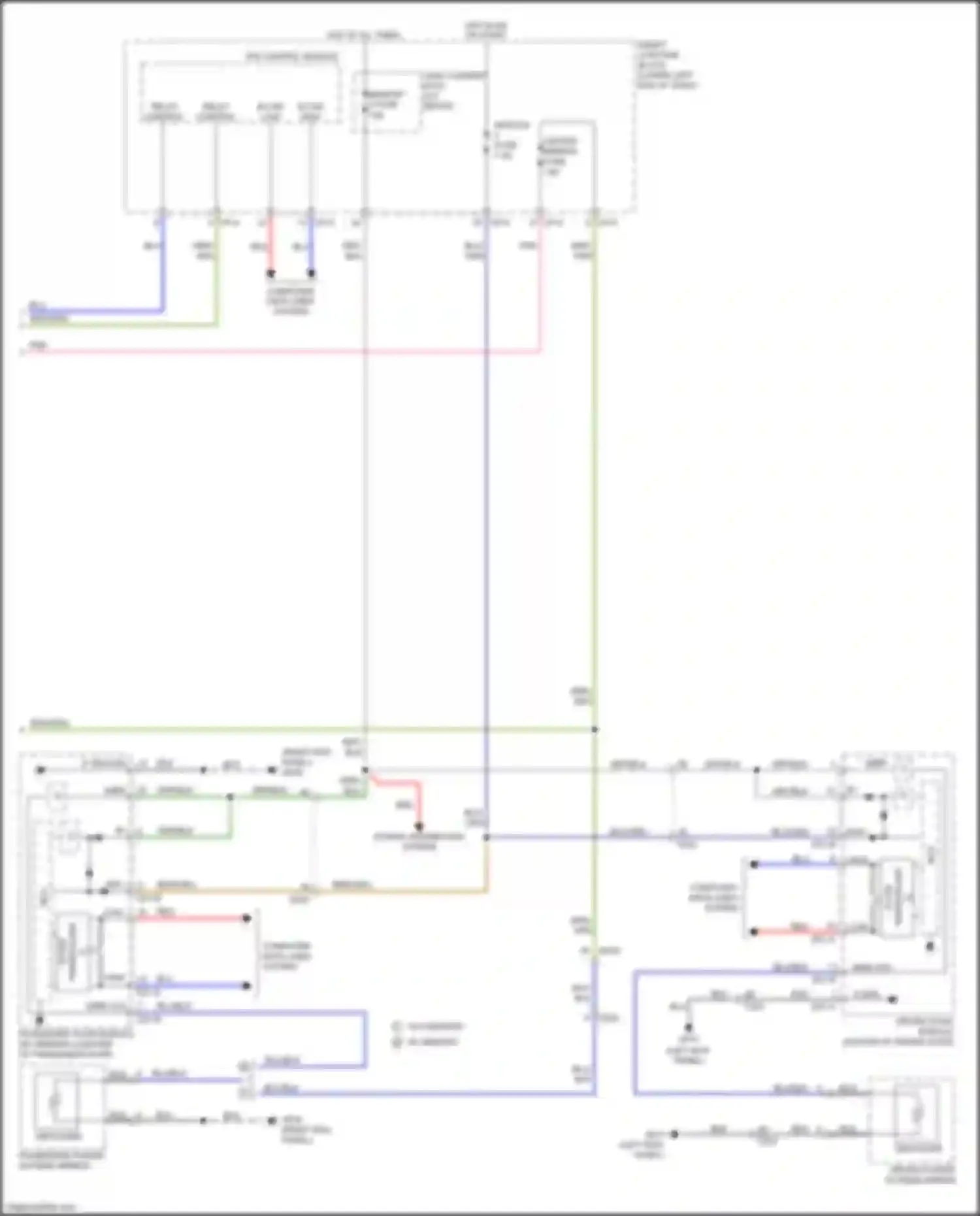 Carnival Kia III (2014-2021): Defoggers circuit, w/ auto defogger (2 of 2)