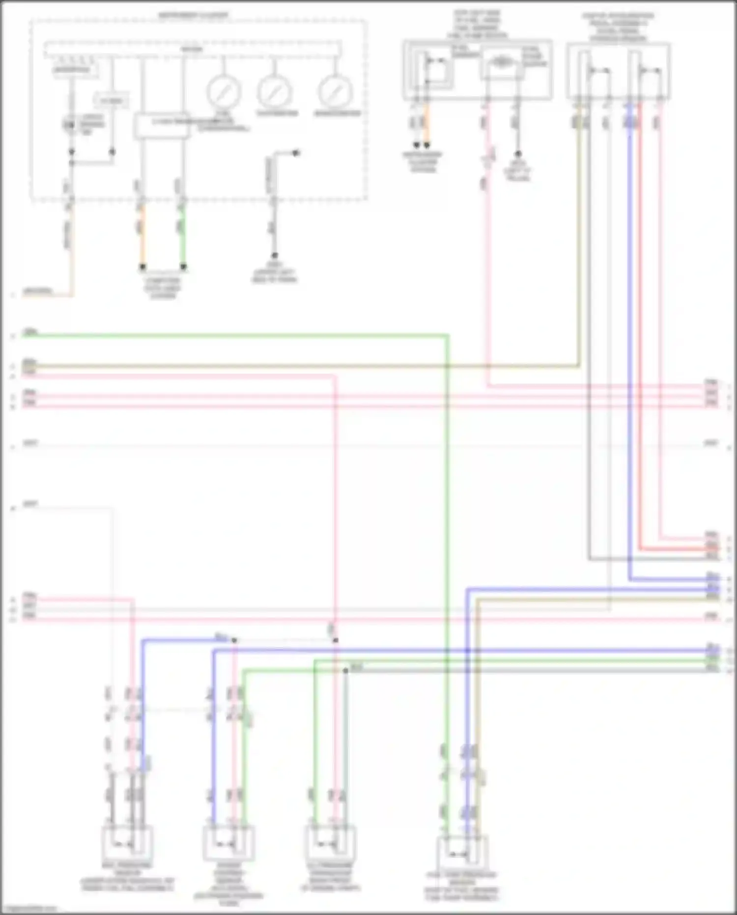 Carnival Kia III (2014-2021): Wiring diagram engine performance 3.3l (2 of 9)
