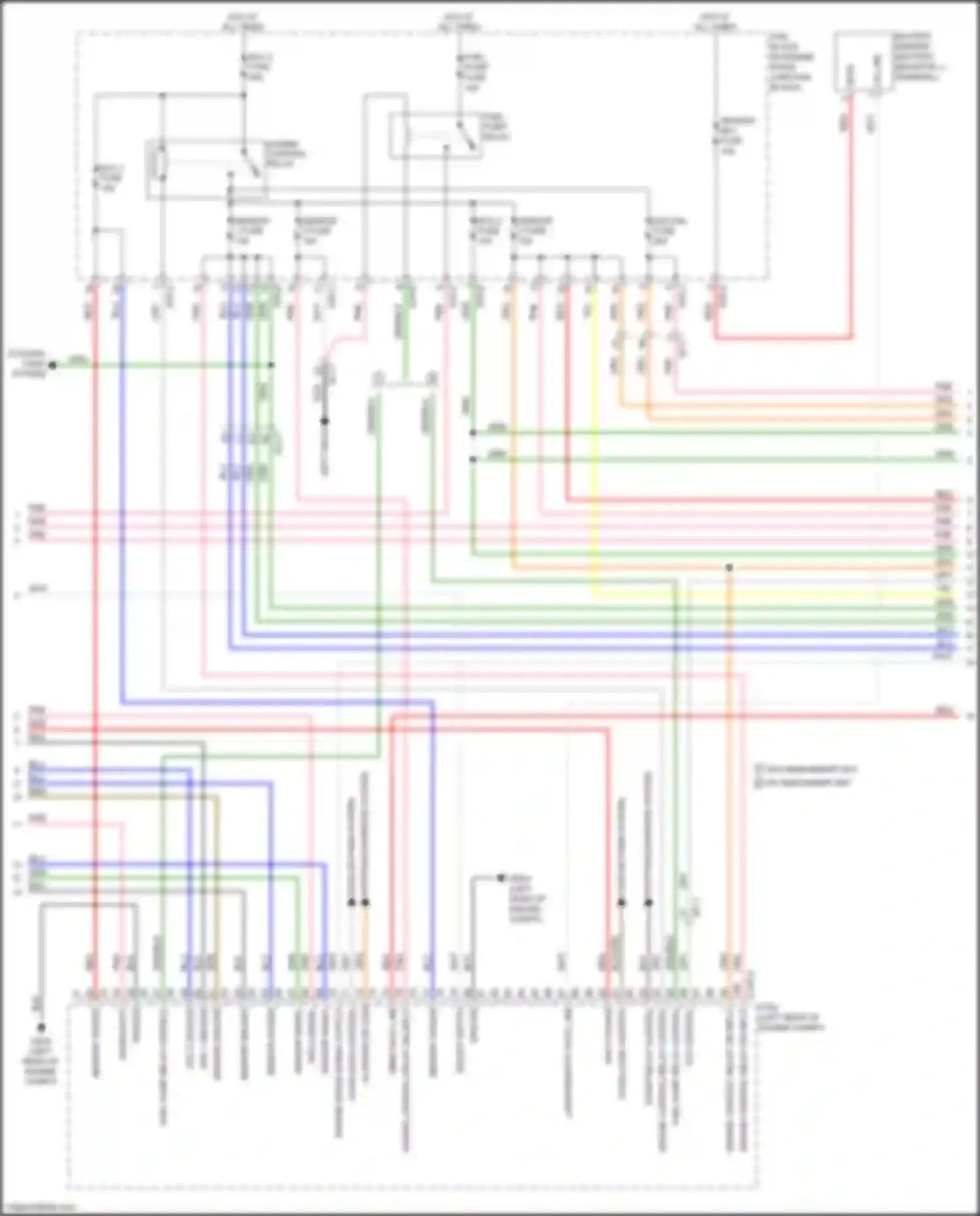 Carnival Kia III (2014-2021): Wiring diagram engine performance 3.3l (3 of 9)
