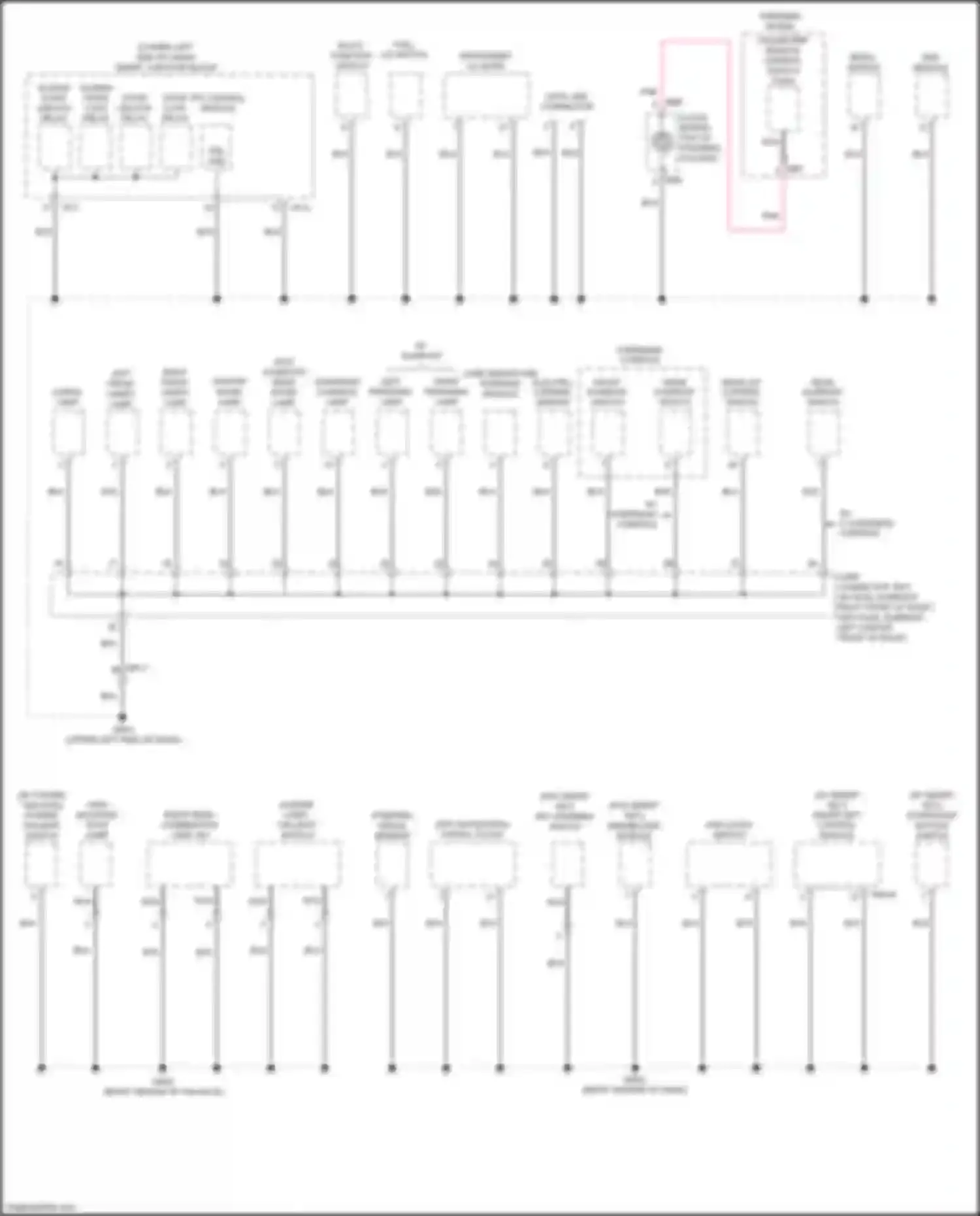 Carnival Kia III (2014-2021): Ground distribution circuit (5 of 6)