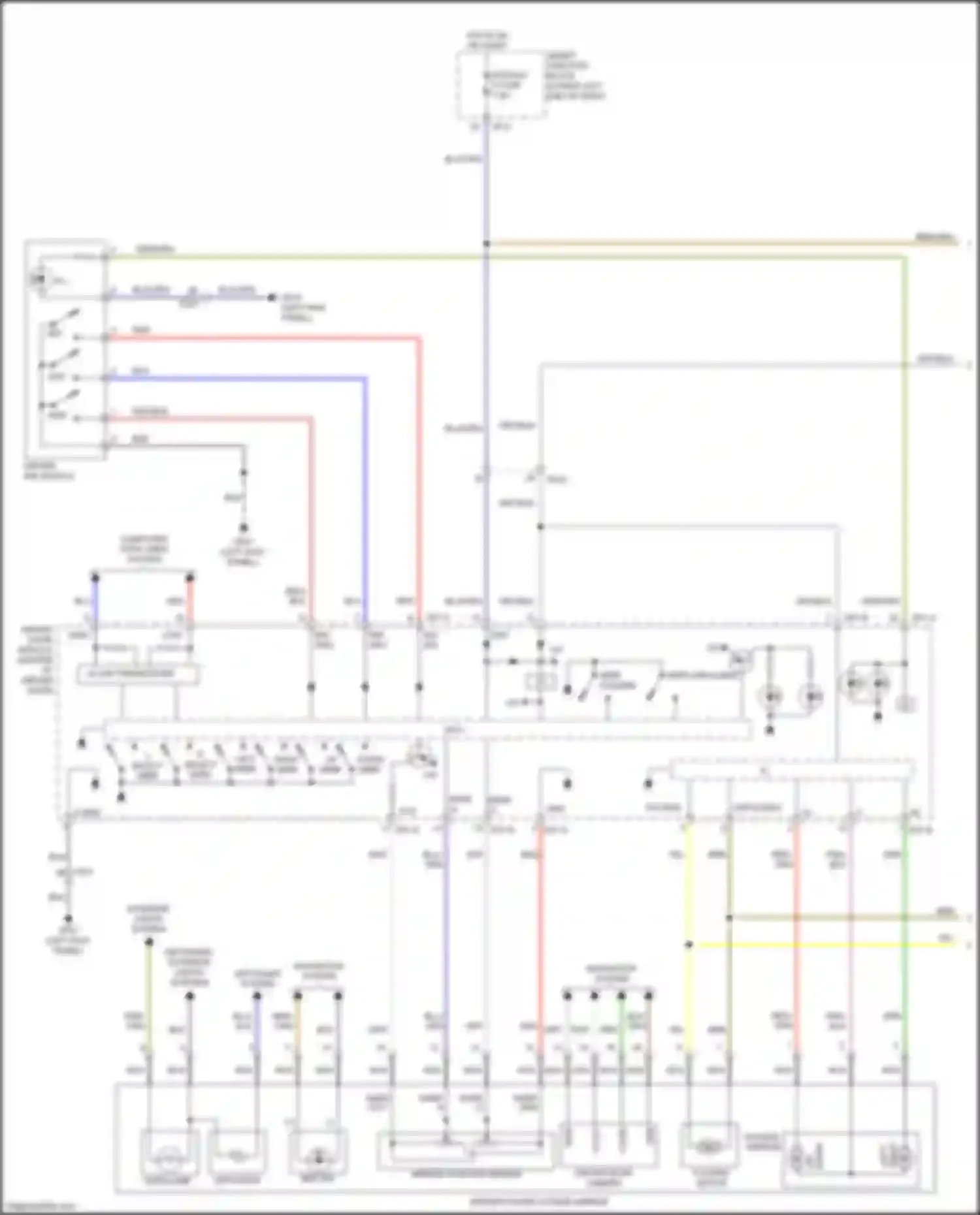 Carnival Kia III (2014-2021): Memory mirrors circuit (1 of 2)