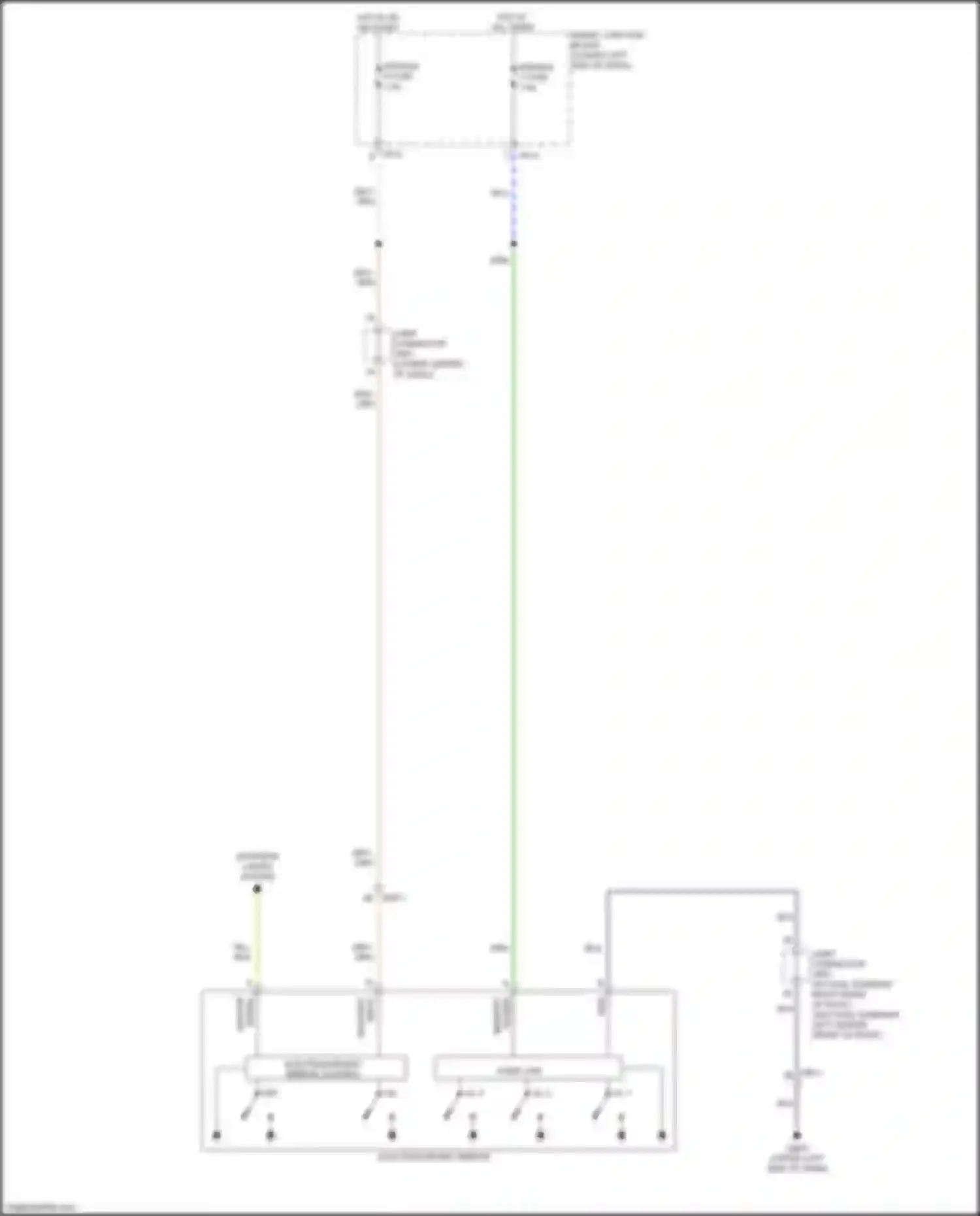 Carnival Kia III (2014-2021): Electrochromic mirror circuit, w/ home link