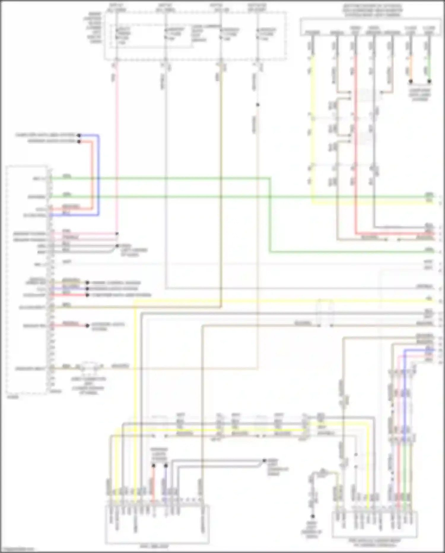 Carnival Kia III (2014-2021): Radio circuit, w/o navigation, display & amplifier (1 of 3)