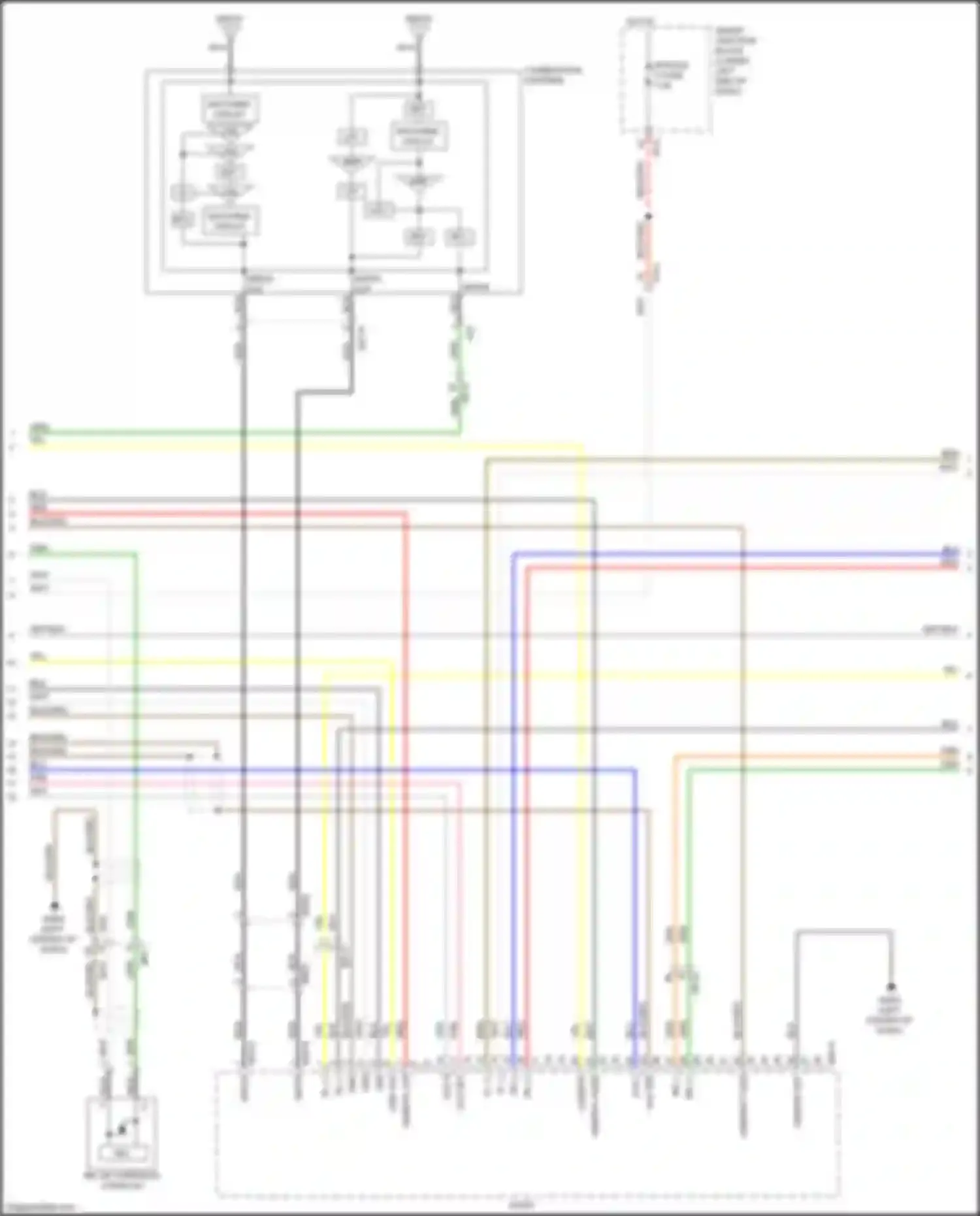 Carnival Kia III (2014-2021): Radio circuit, w/o navigation, display & amplifier (2 of 3)