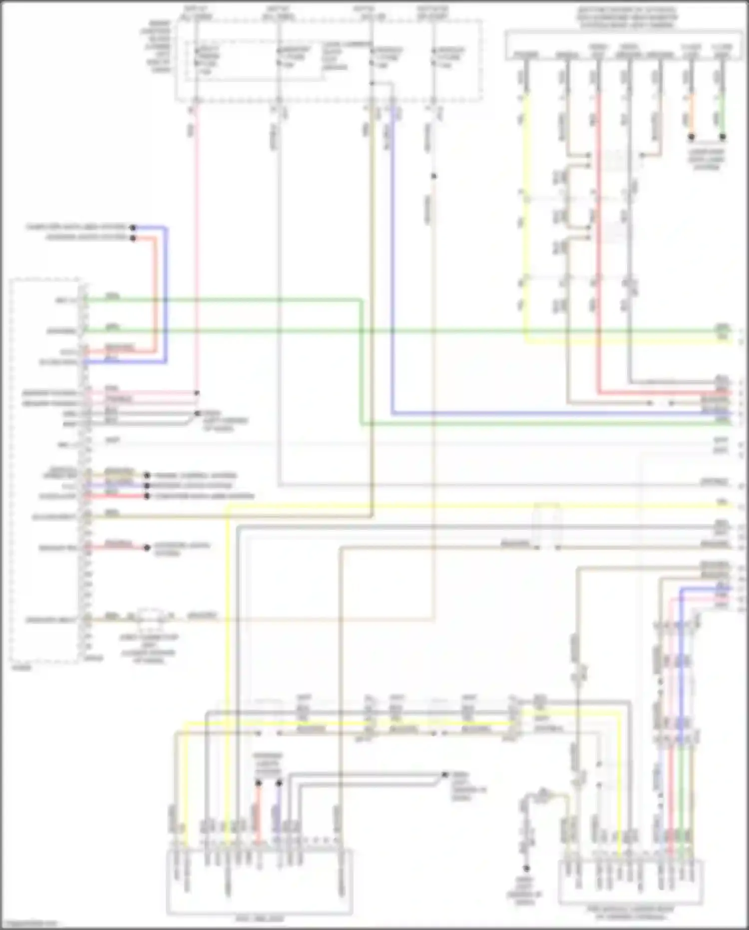 Carnival Kia III (2014-2021): Radio circuit, w/o navigation & display w/ amplifier (1 of 4)