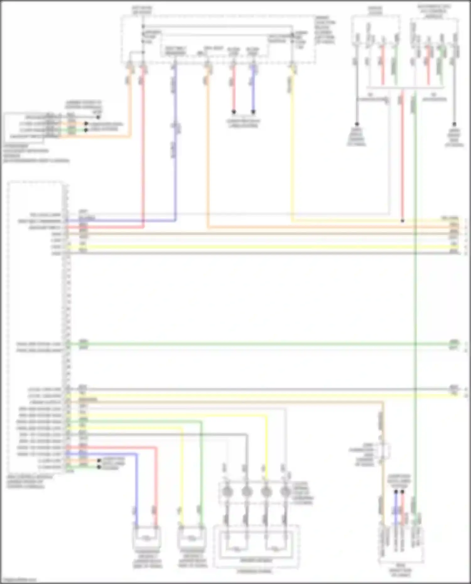 Carnival Kia III (2014-2021): Supplemental restraints circuit (1 of 3)