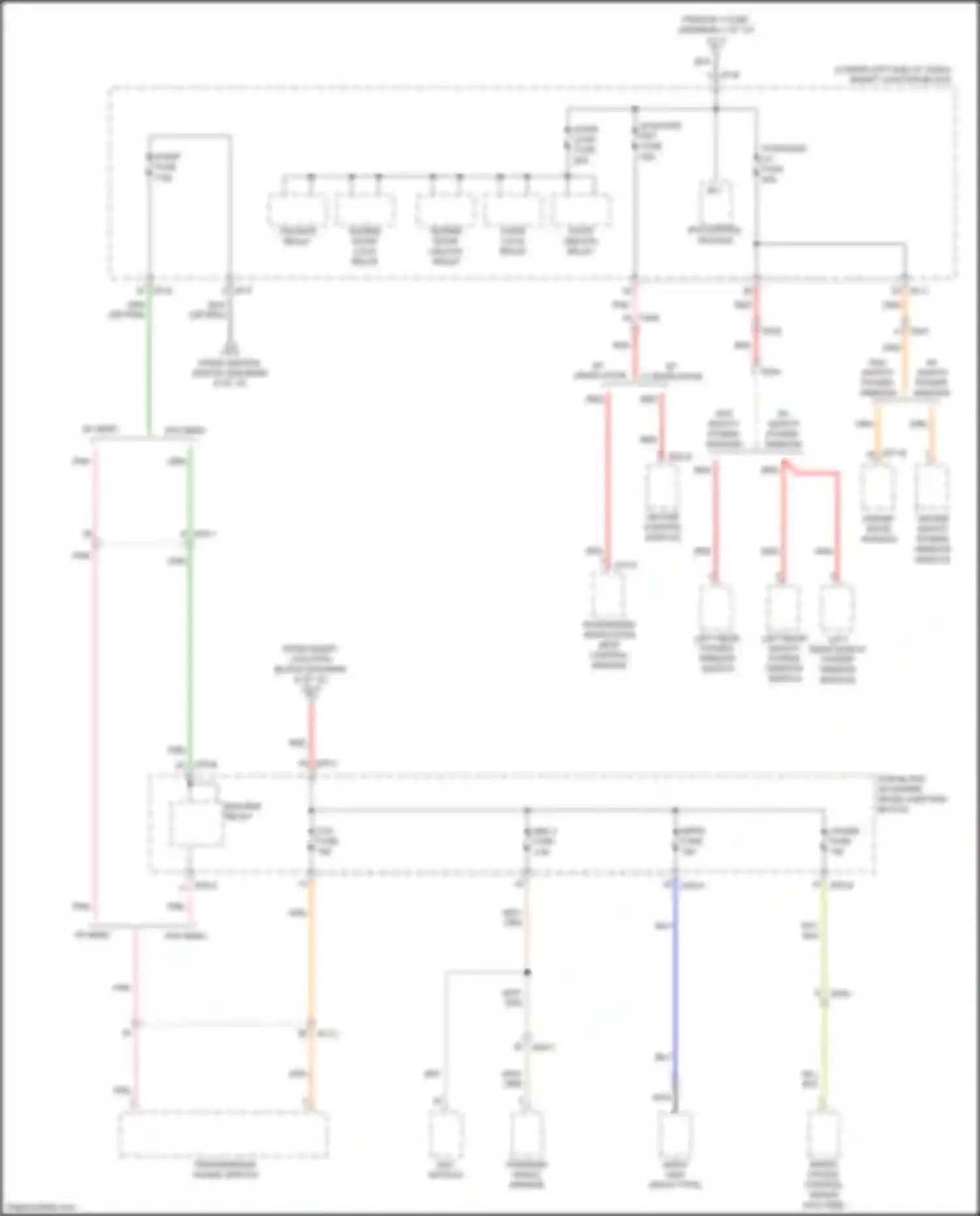 Wiring diagram abs 3 fuse for Kia Carnival III (2014-2021) (2 of 2)