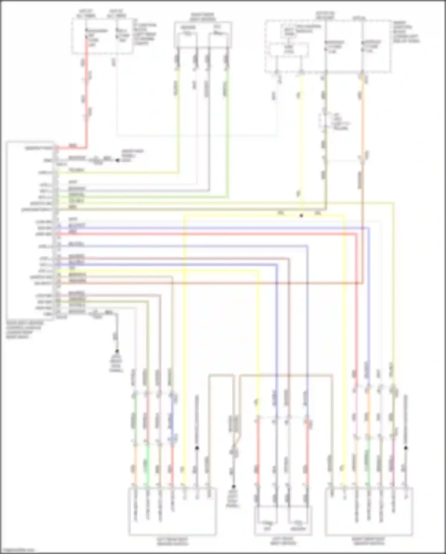 Wiring diagram blk/red for Kia Carnival III (2014-2021) (2 of 4)