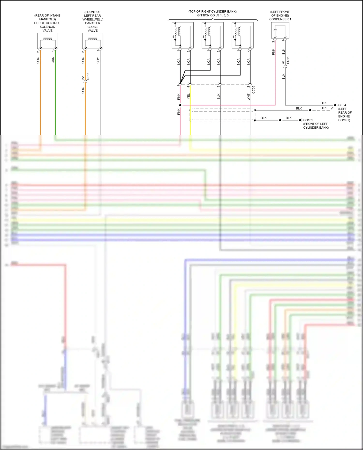 Wiring diagram blu for Kia Carnival III (2014-2021) (133 of 138)