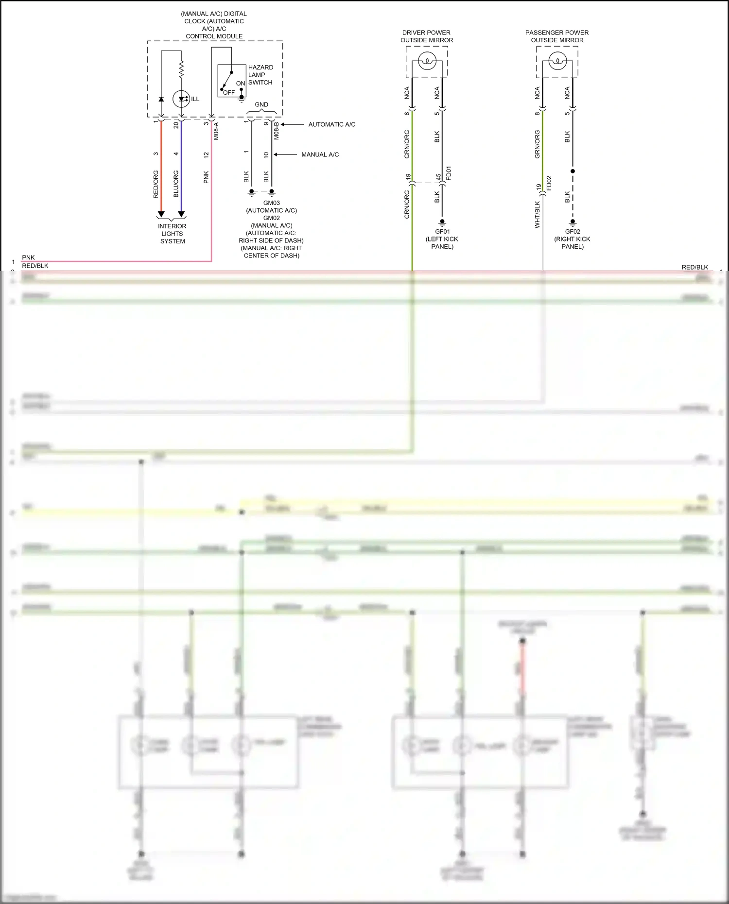 Wiring diagram blu/org for Kia Carnival III (2014-2021) (13 of 72)
