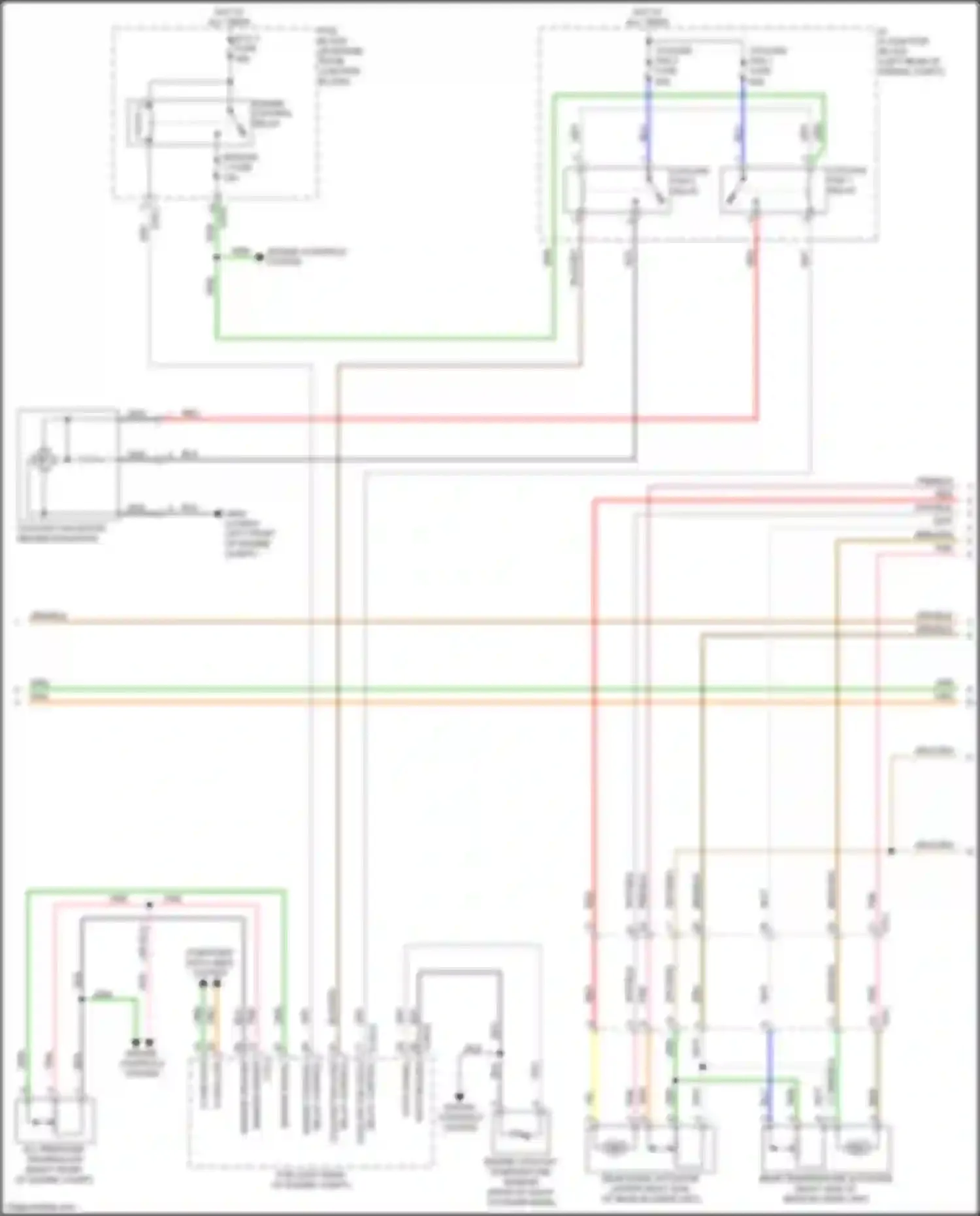 Wiring diagram engine coolant temperature sensor for Kia Carnival III (2014-2021) (1 of 4)