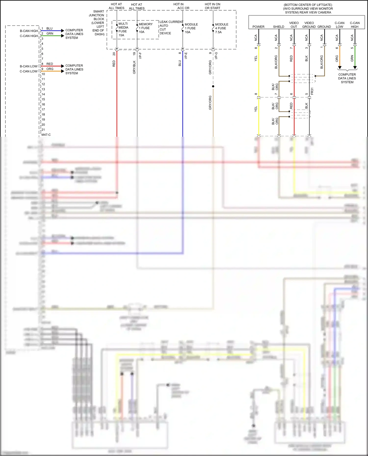 Kia Carnival III (2014-2021) grn wiring diagram  (113 of 127)
