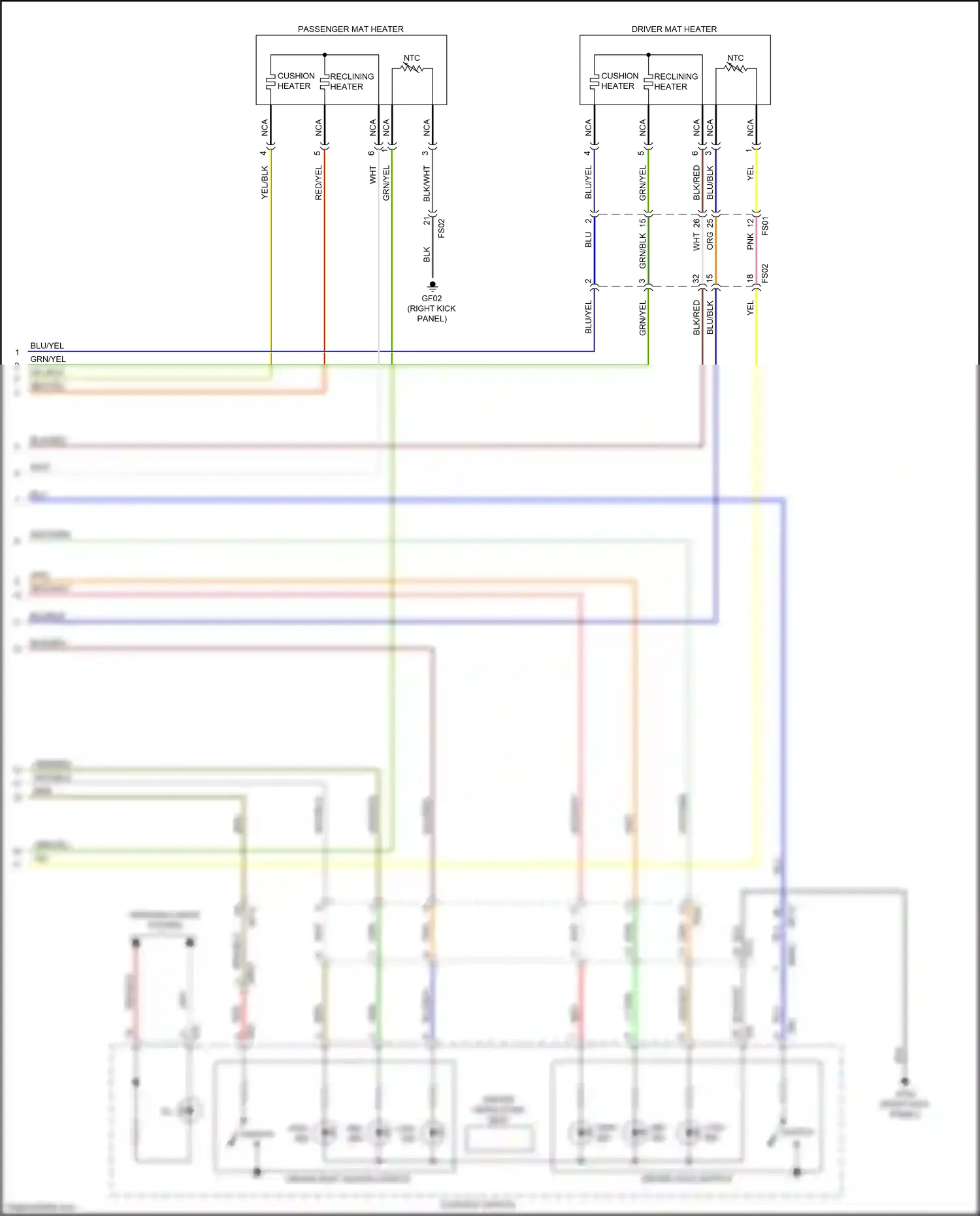 Kia Carnival III (2014-2021) grn wiring diagram  (60 of 127)