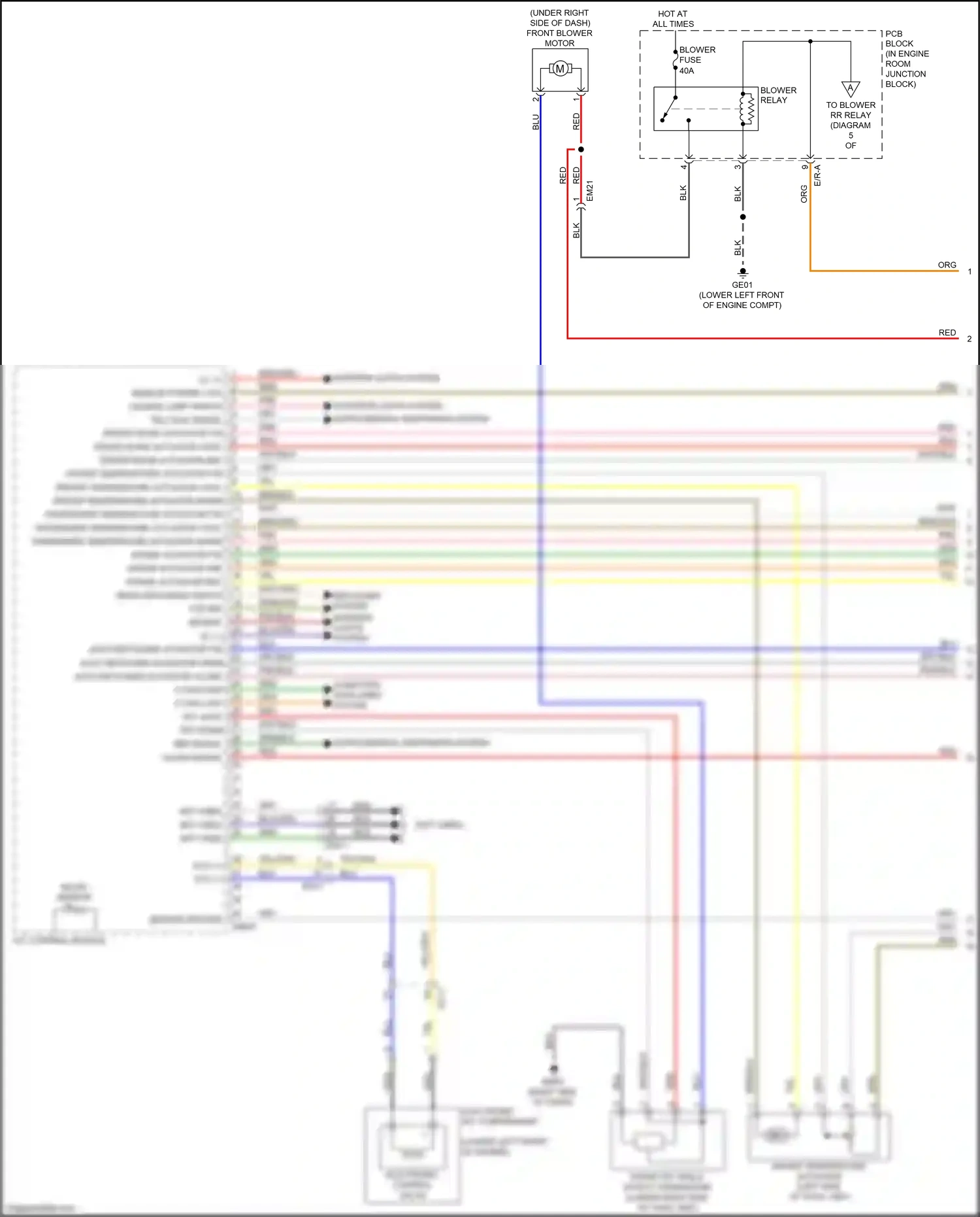Kia Carnival III (2014-2021) grn wiring diagram  (101 of 127)