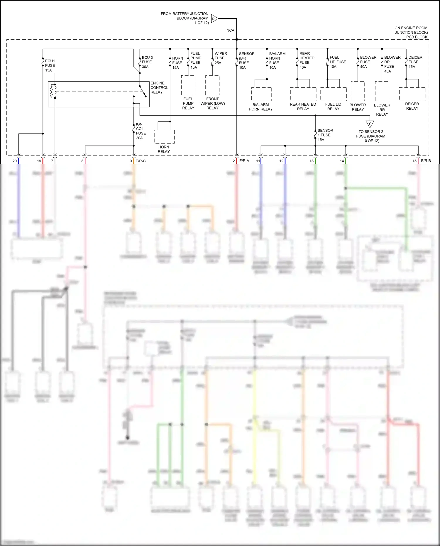 Kia Carnival III (2014-2021) ignition coil 2 wiring diagram  (1 of 1)