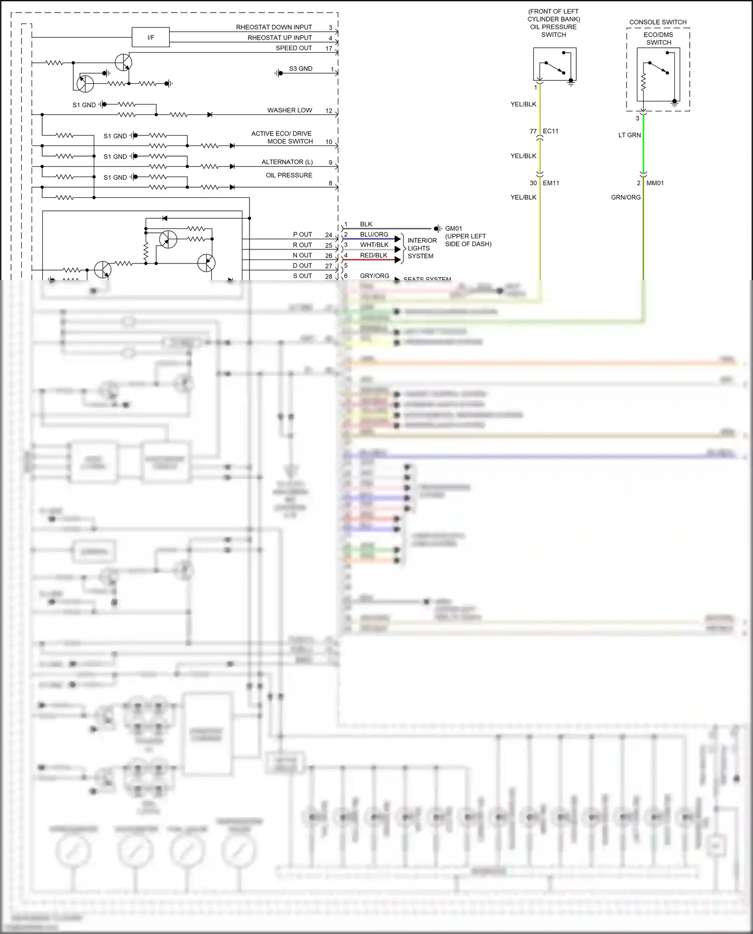 Wiring diagram immo ind for Kia Carnival III (2014-2021) (3 of 4)
