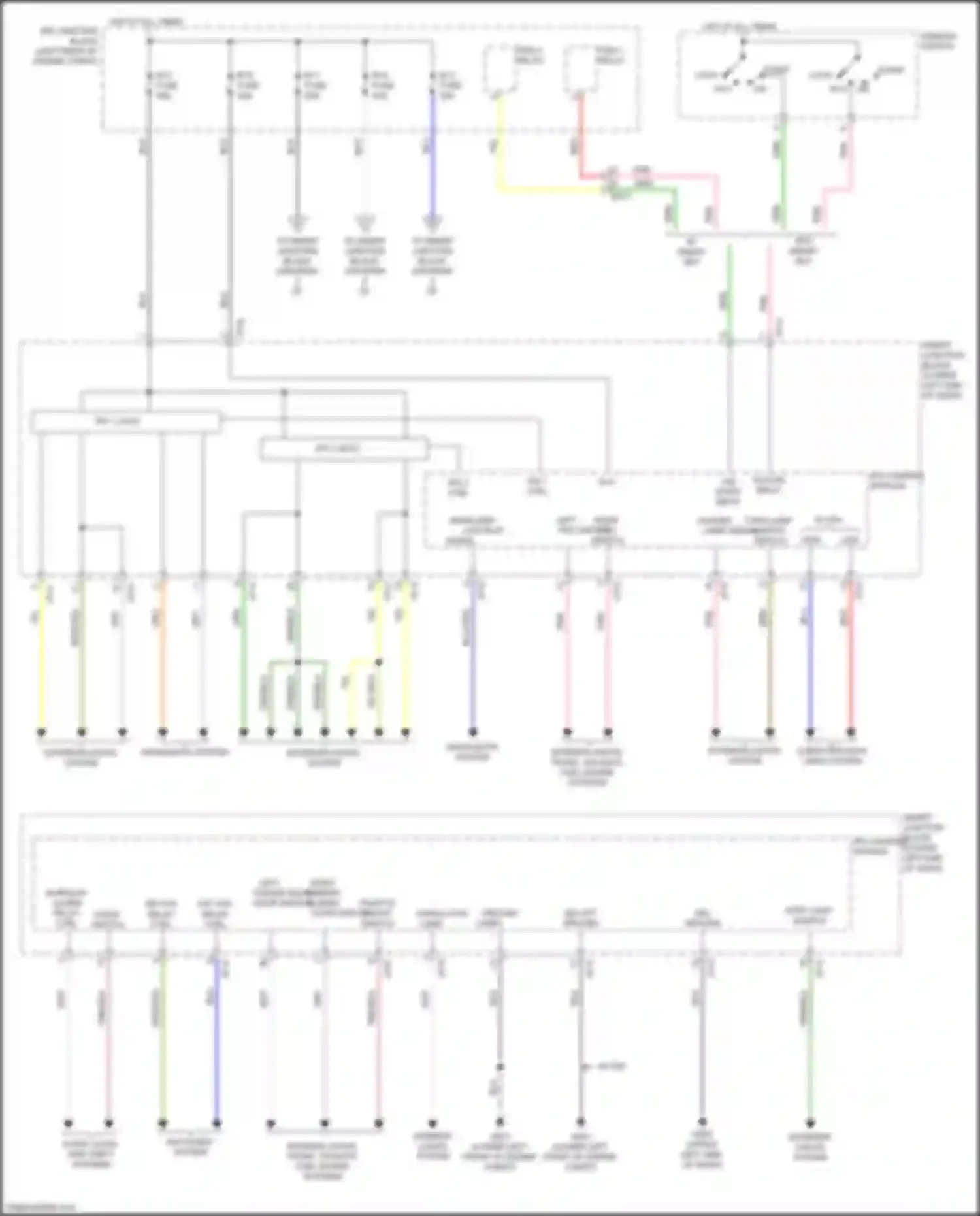 Wiring diagram ips 1 ctrl for Kia Carnival III (2014-2021) (1 of 1)