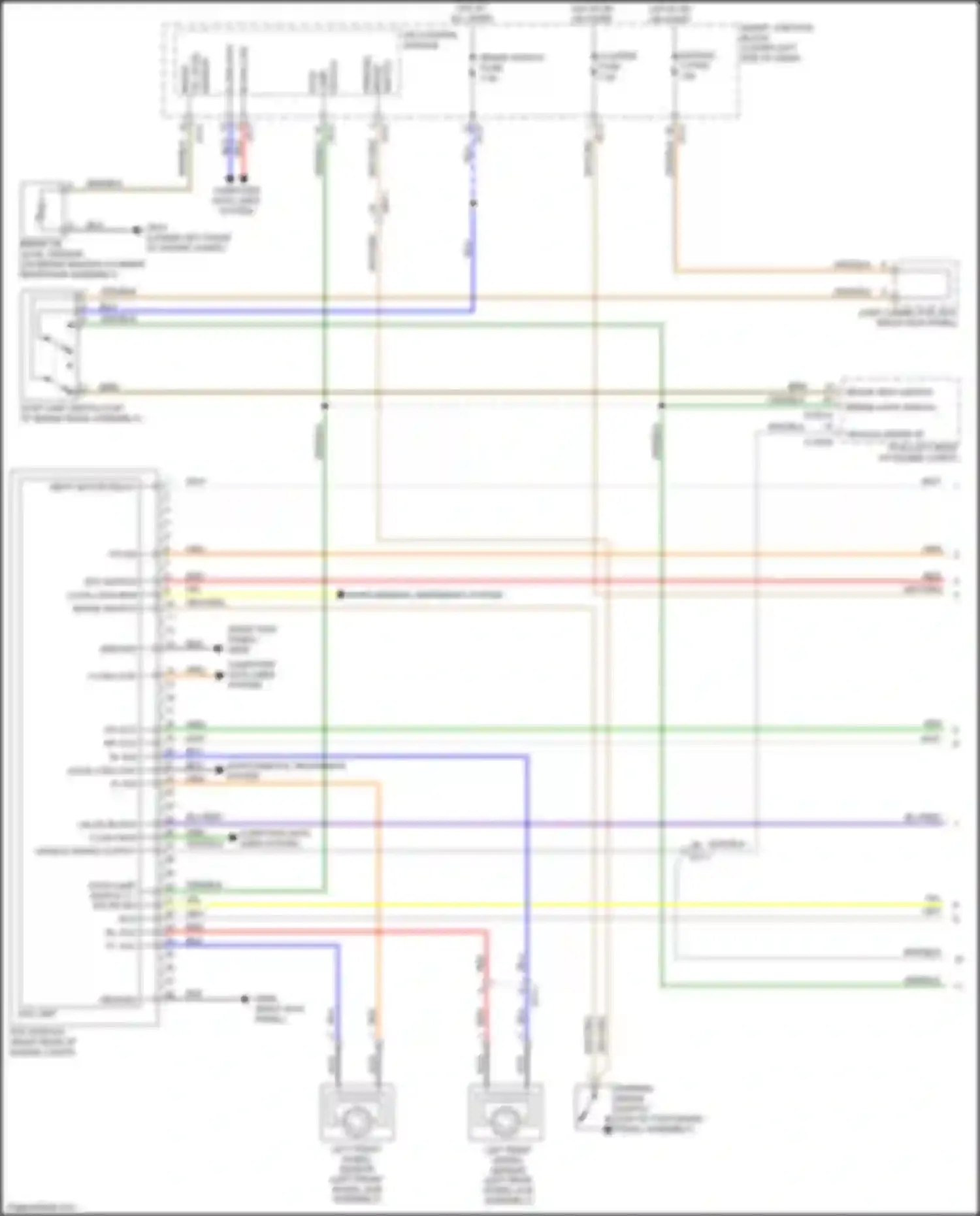 Wiring diagram ips control module for Kia Carnival III (2014-2021) (21 of 39)