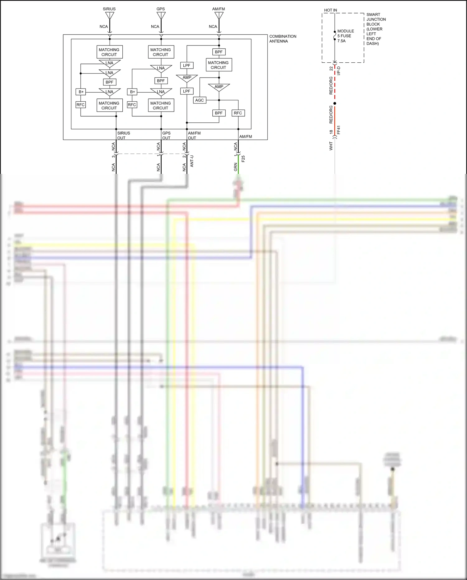 Wiring diagram nca for Kia Carnival III (2014-2021) (86 of 99)