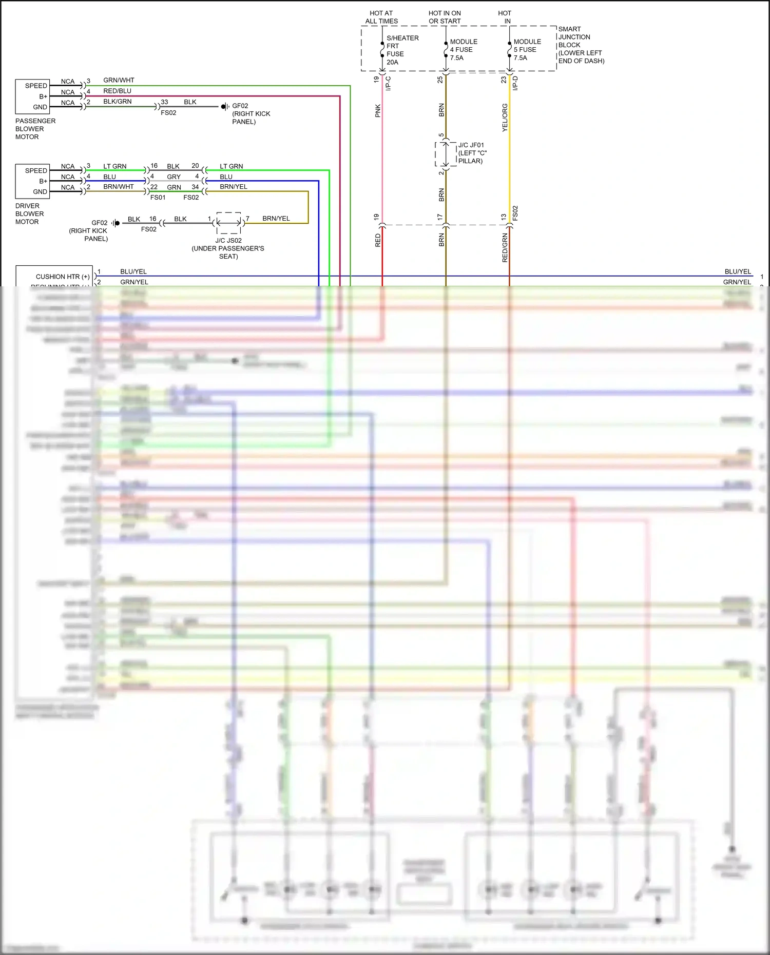 Wiring diagram nca for Kia Carnival III (2014-2021) (49 of 99)