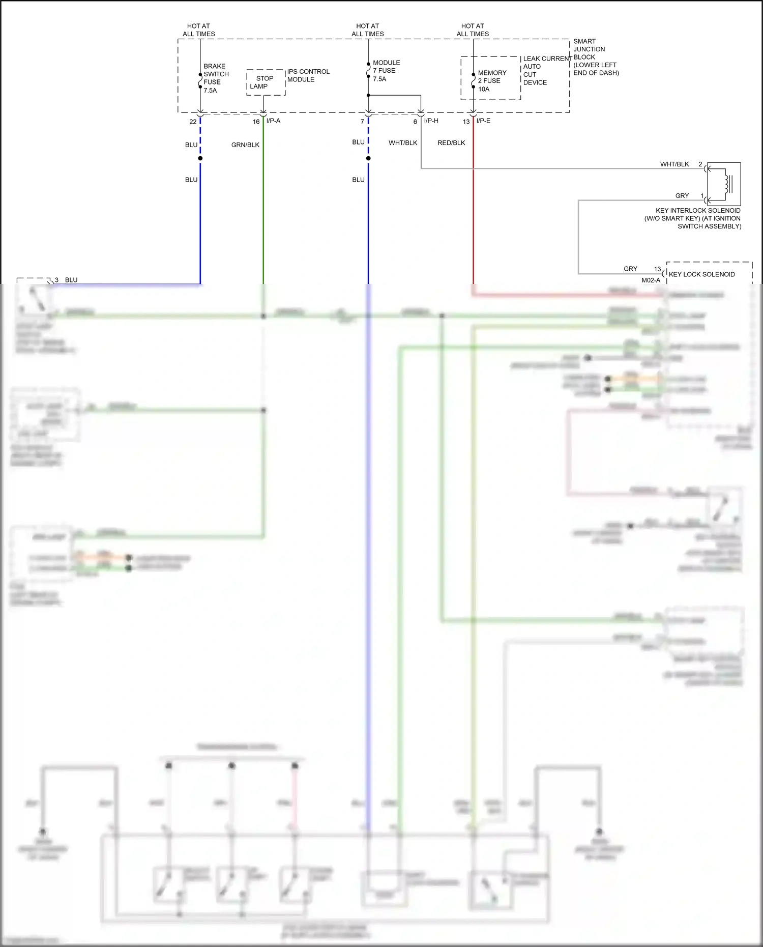 Wiring diagram nca for Kia Carnival III (2014-2021) (29 of 99)