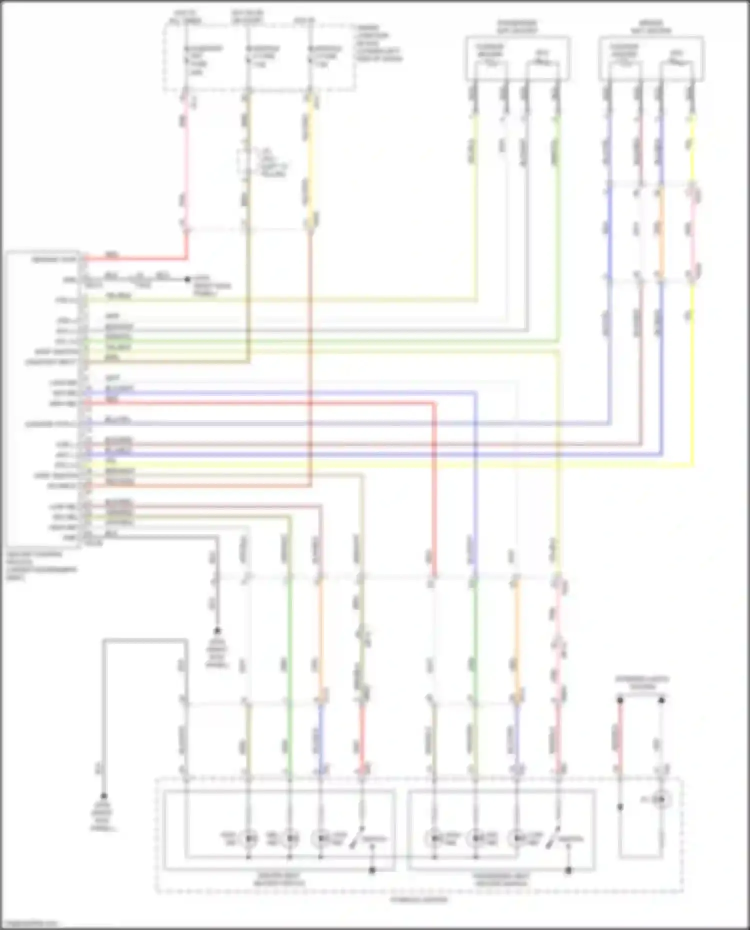 Wiring diagram ntc- for Kia Carnival III (2014-2021) (1 of 5)